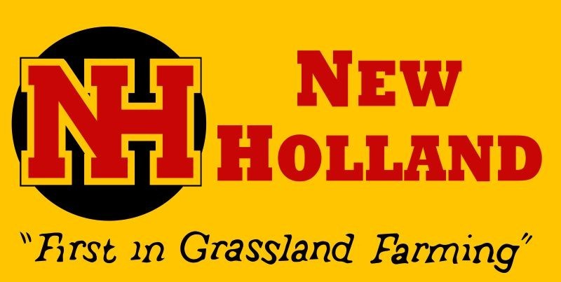 New Holland, 1st in Grassland Farming NEW Sign: 24×48″ USA STEEL, DOUBLE SIDED