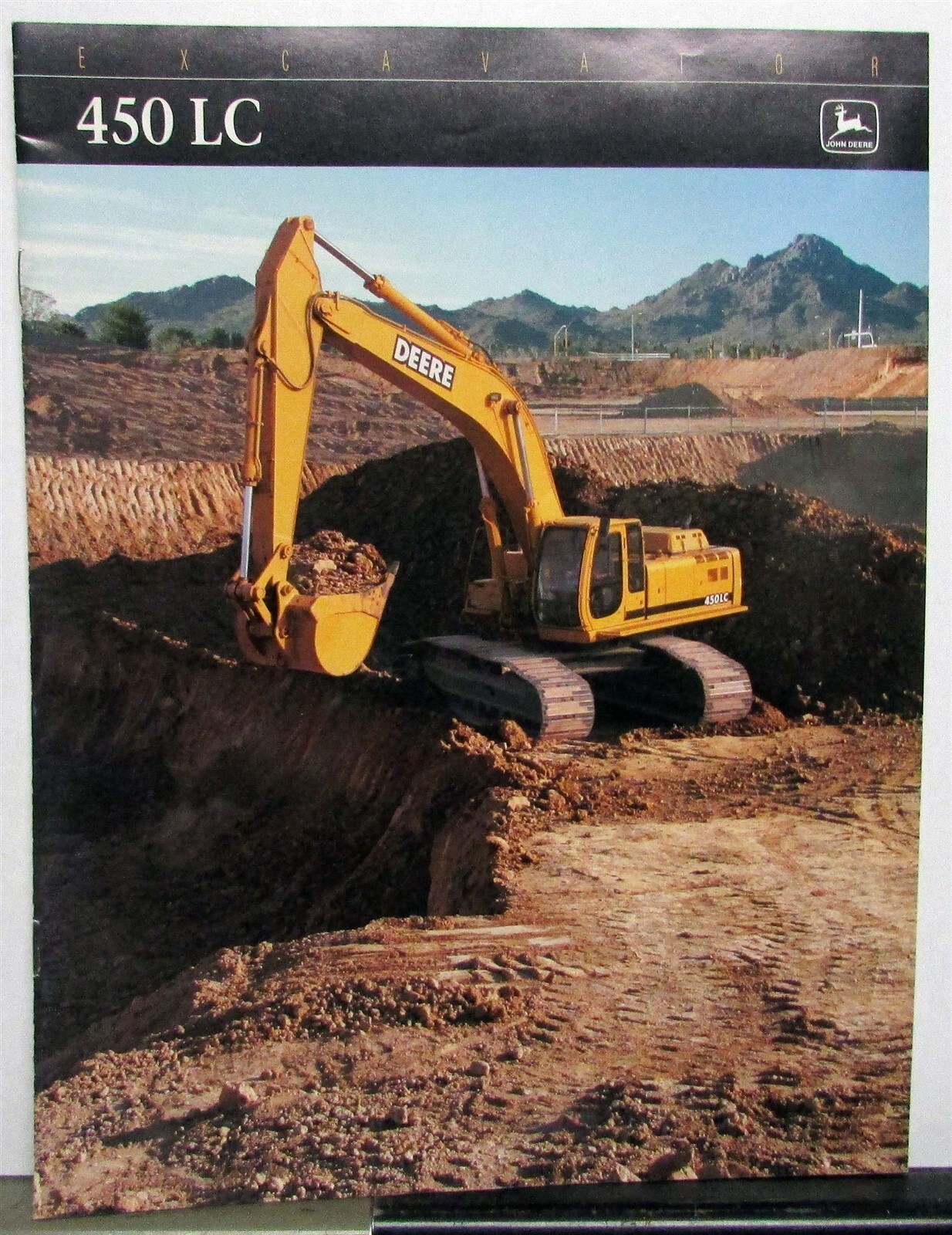 1998 John Deere 450LC Excavator Specifications Construction Brochure