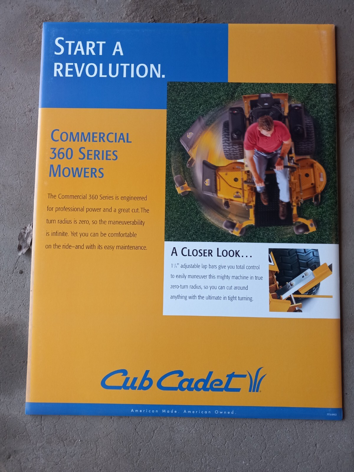 Cub Cadet The Big Event Banner and Cub Cadet Spec Posters