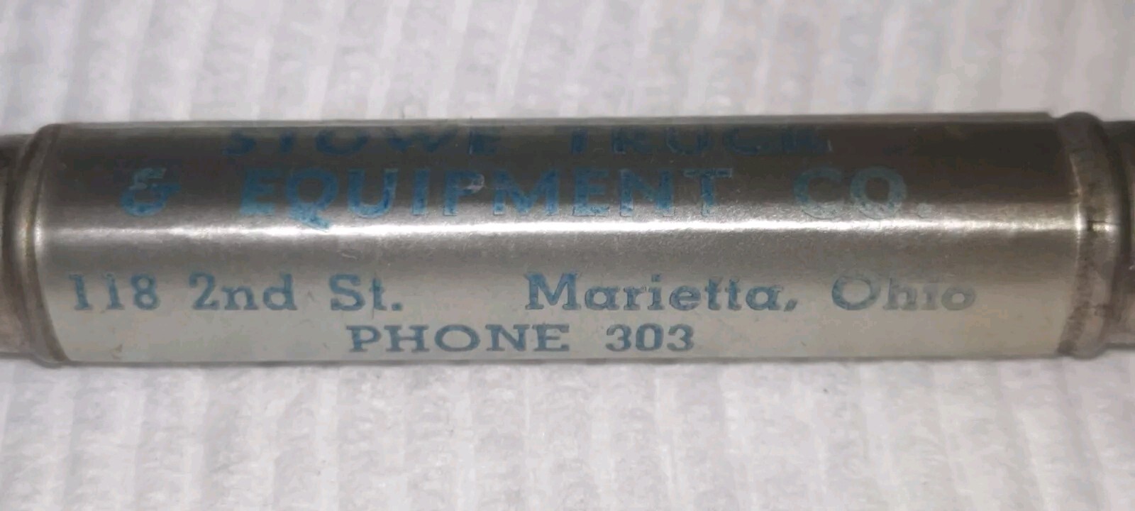 “McCORMICK-DEERING EQUIP-FARMALL TRACTORS*Stowe Truck Co*Marietta, Ohio” Pencil