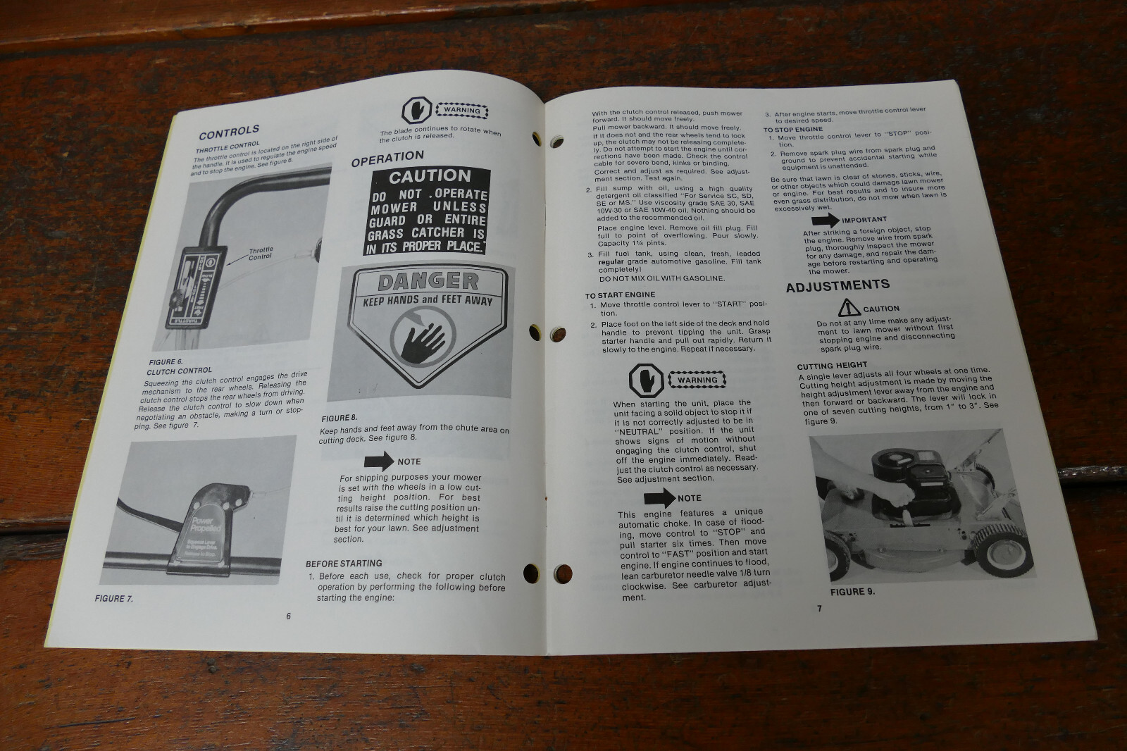 1980s Coast to Coast Owner’s Manual 4HP 21” Self Propelled Lawn Mower 481-3200