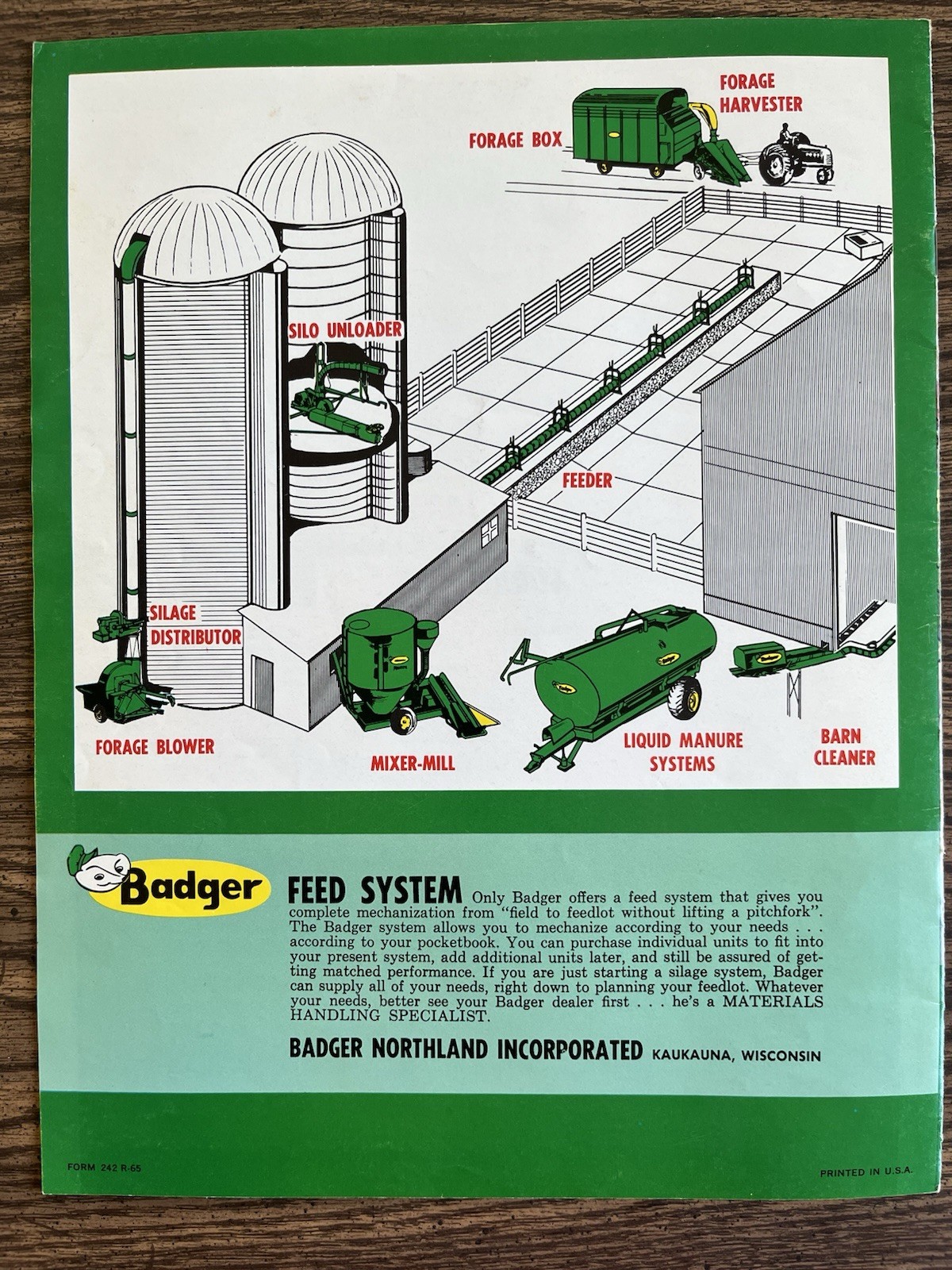 Badger Forage Box Automatic Self-Unloading Sales Brochure