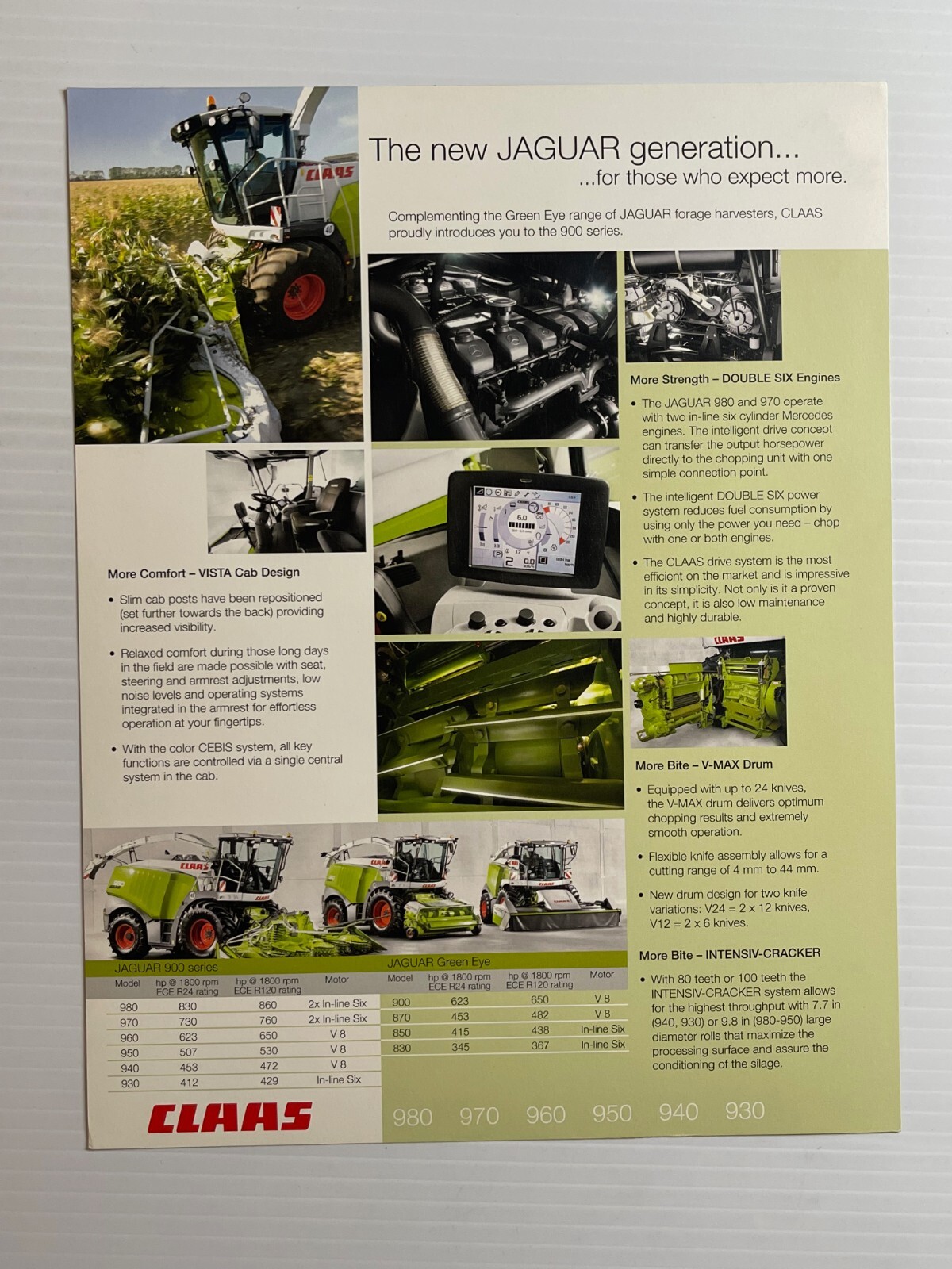 CLAAS – Jaguar Chopper Sales Brochure *2012* (Showroom Sales Brochure)