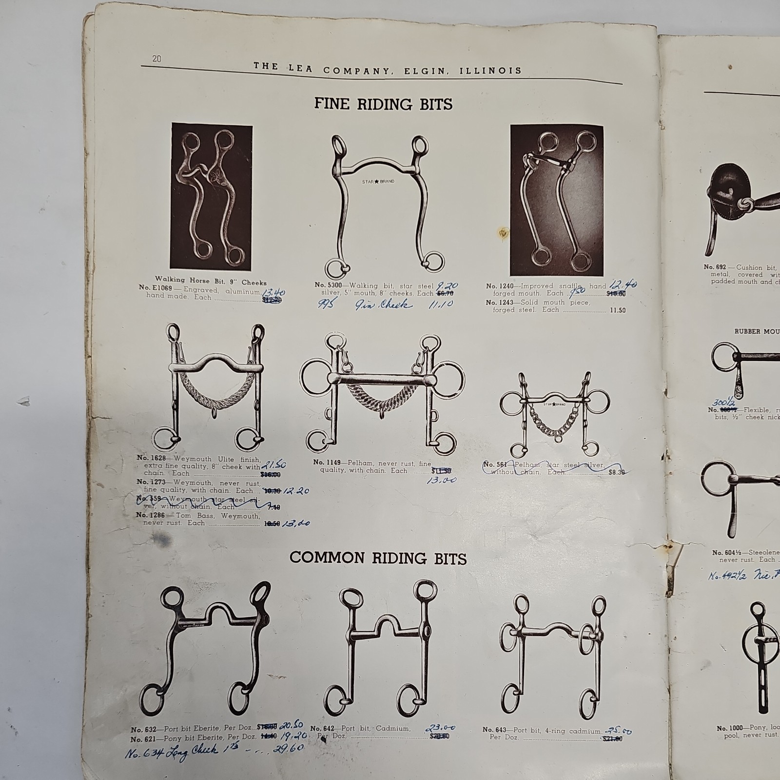VINTAGE 1940’S HORSE EQUIPMENT CATALOG LEA COMPANY ELGIN ILLINOIS EQUIPMENT