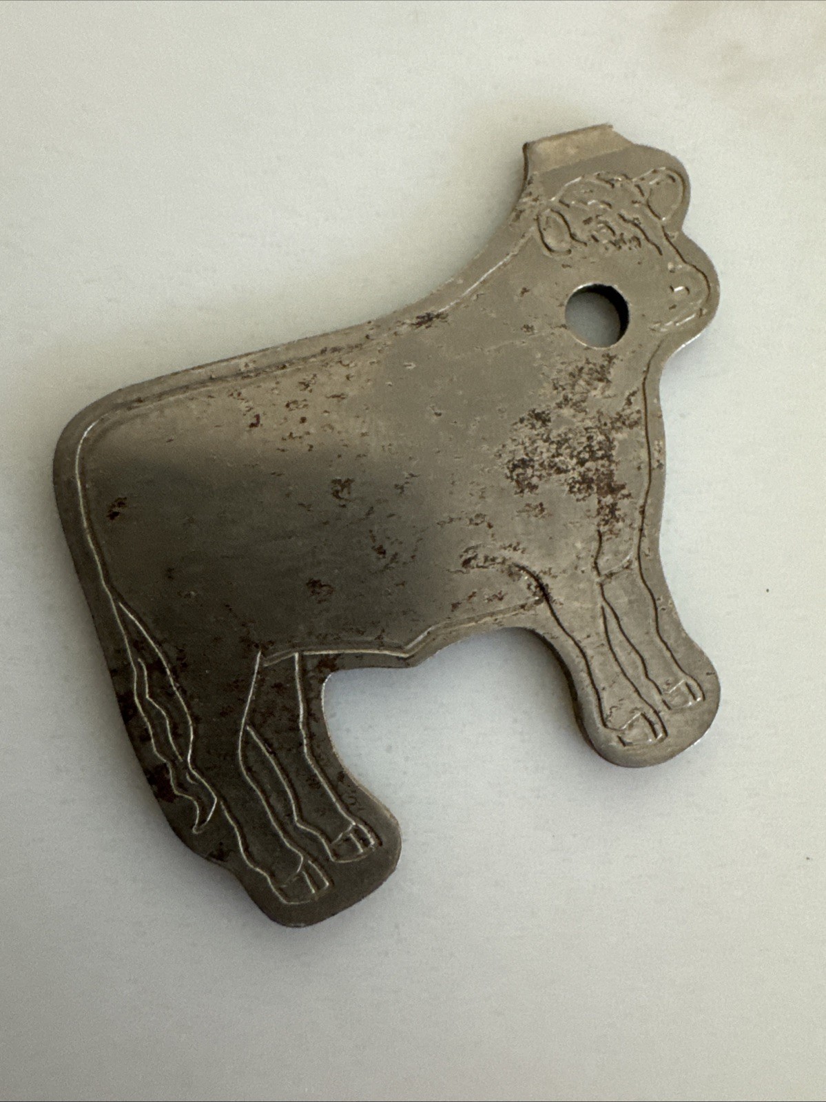 VTG ADVERTISING POCKET SCREWDRIVER – COW SHAPE – THIBENZOLE CATTLE WORMER