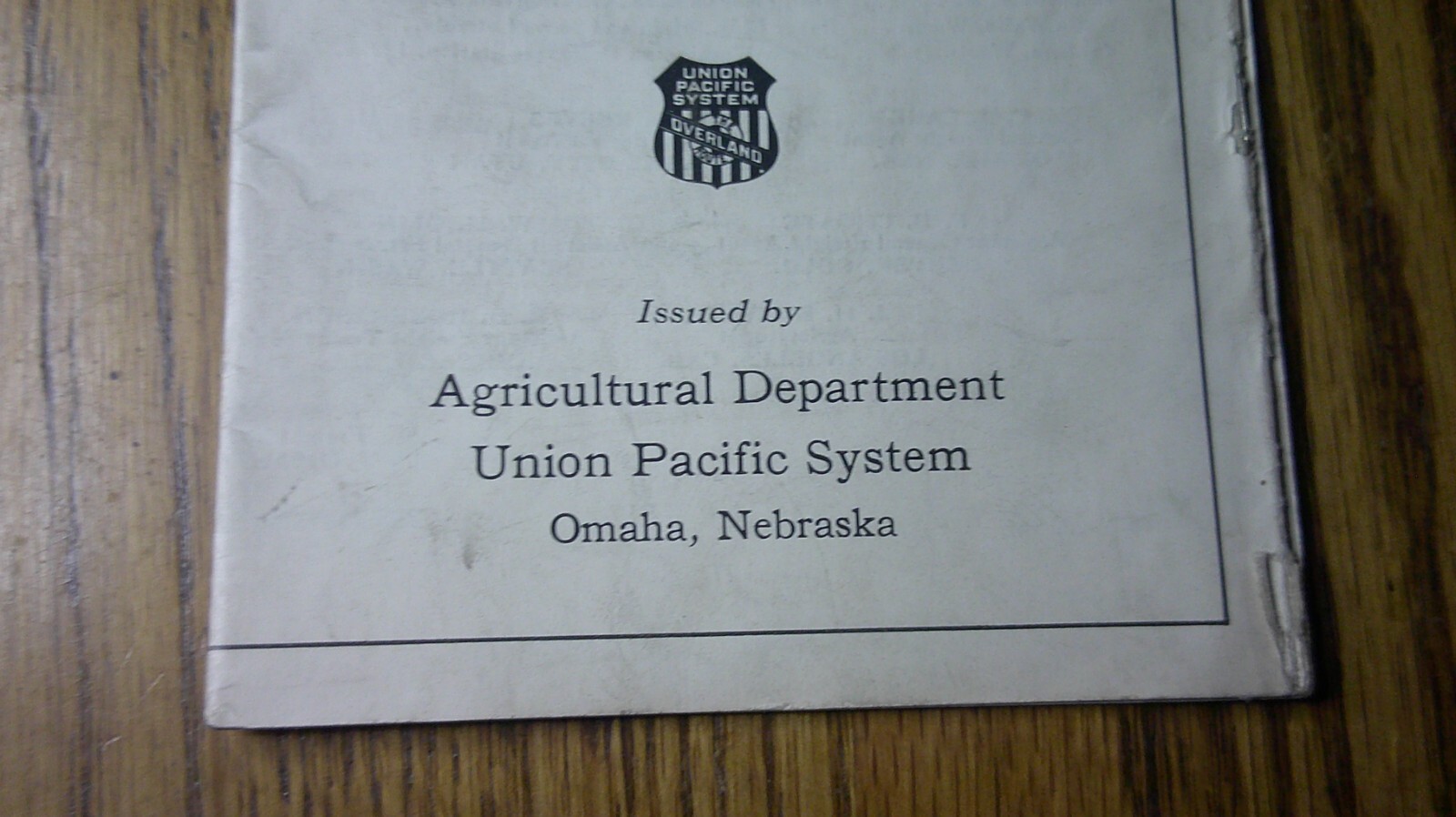 vintage pamphlet for Dairy farming in Idaho for the year 1922 Union Pacific 7C