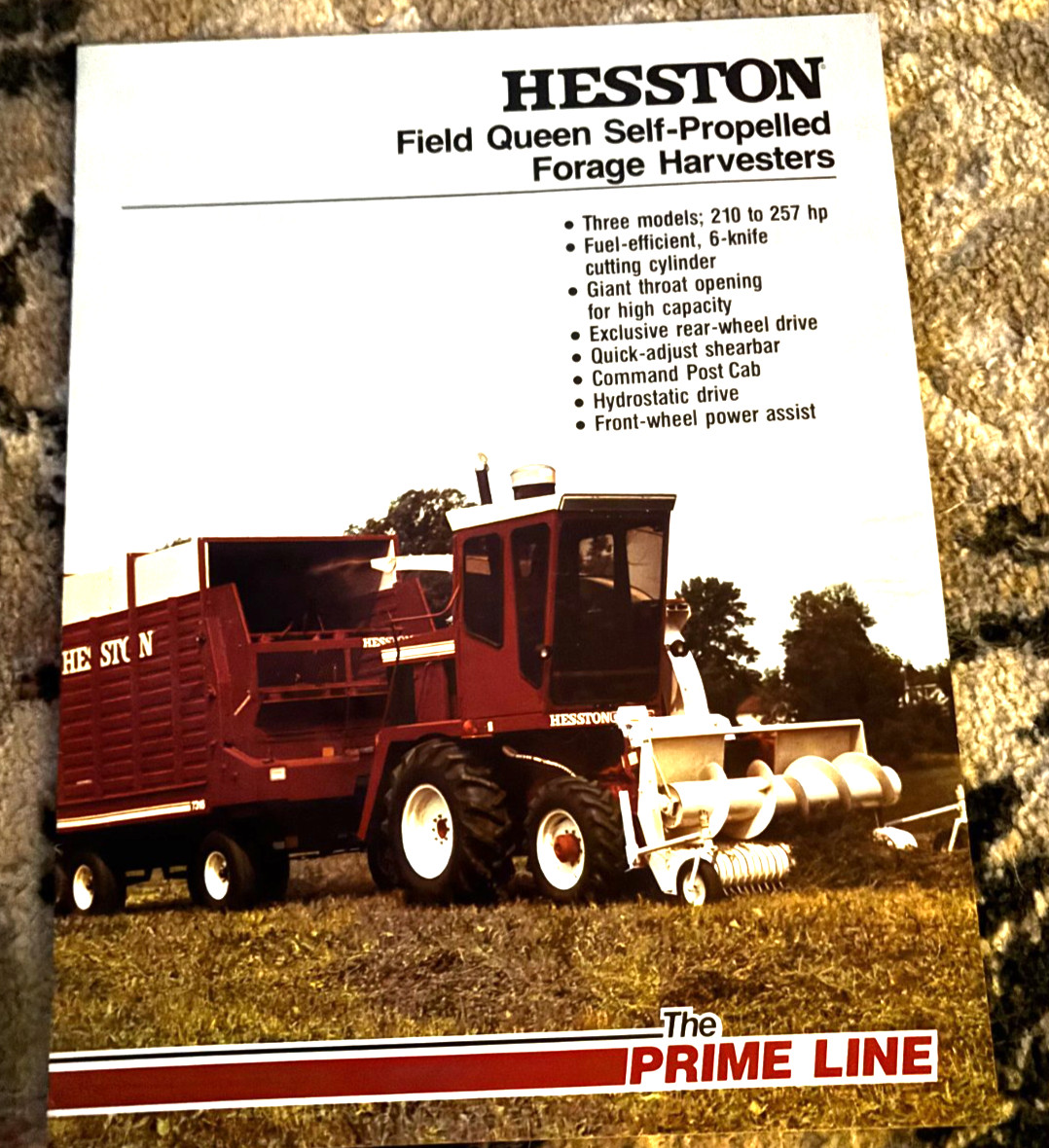 Hesston Field Queen Forage Harvesters For 1981 Brochure DCPA26