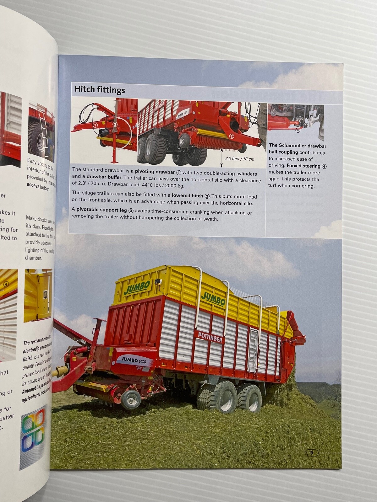 Pottinger Jumbo Silage Trailers Sales Brochure *2010s* (Showroom Sales Book)
