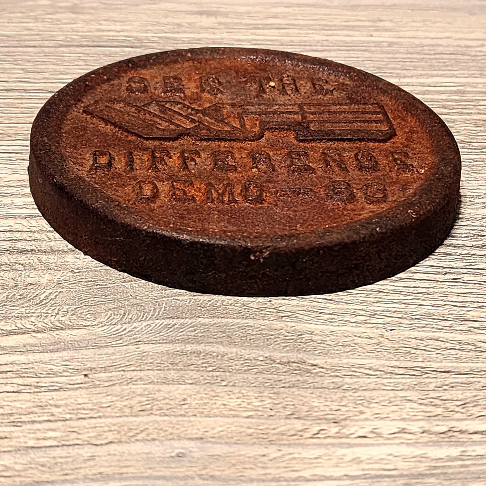 White Farm Equipment 1983 Cast Iron Promotional Disc “See the Difference Demo”