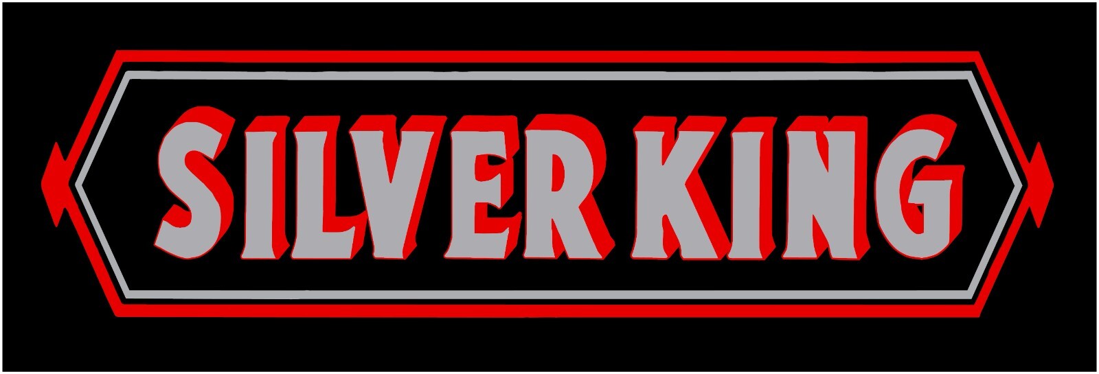 Silver King Tractors Sign: 8″ x 24″ USA STEEL XL Size – 3 LBs – Free Shipping