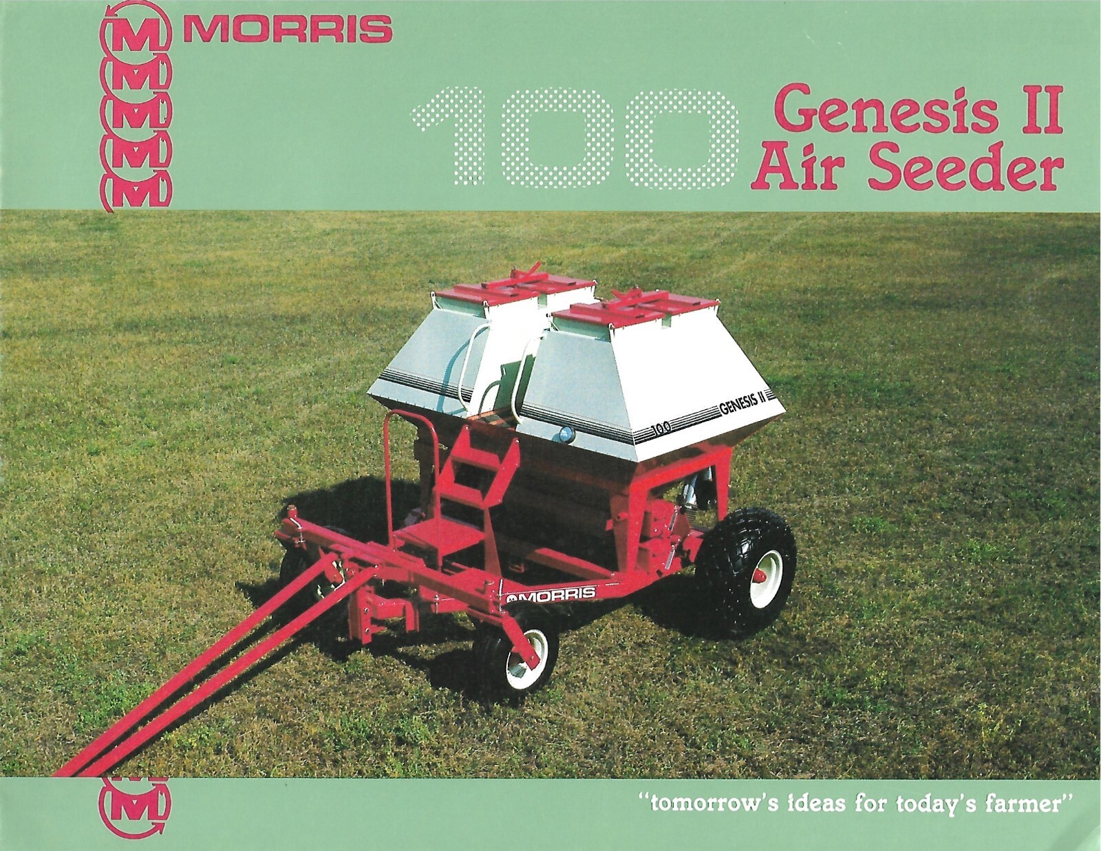 Farm Equipment Brochure – Morris – 100 – Genesis II Air Seeder – c1986 (F8109)