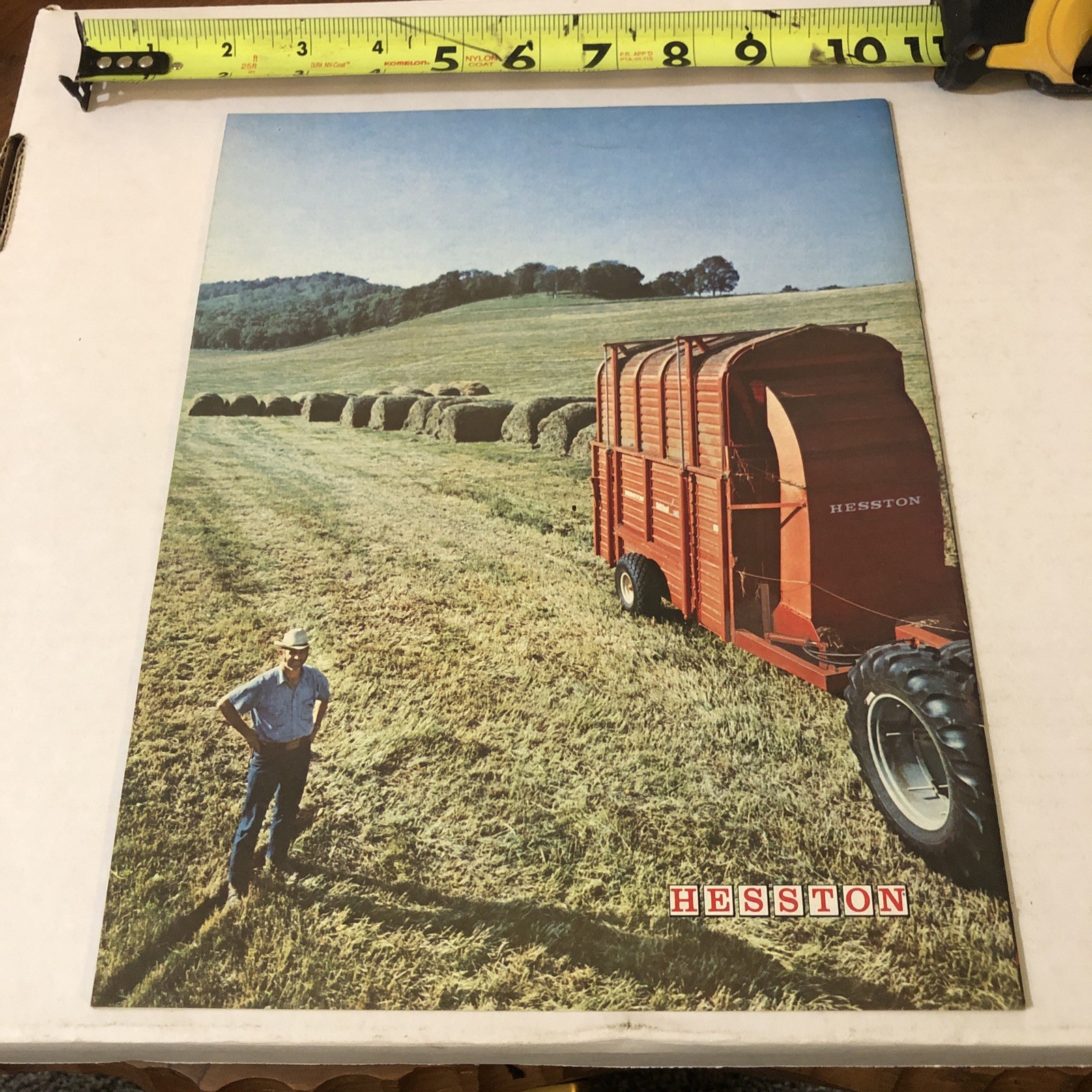 Vintage Hesston Stakhand Owner’s Report Advertising Brochure Farnhamville Iowa