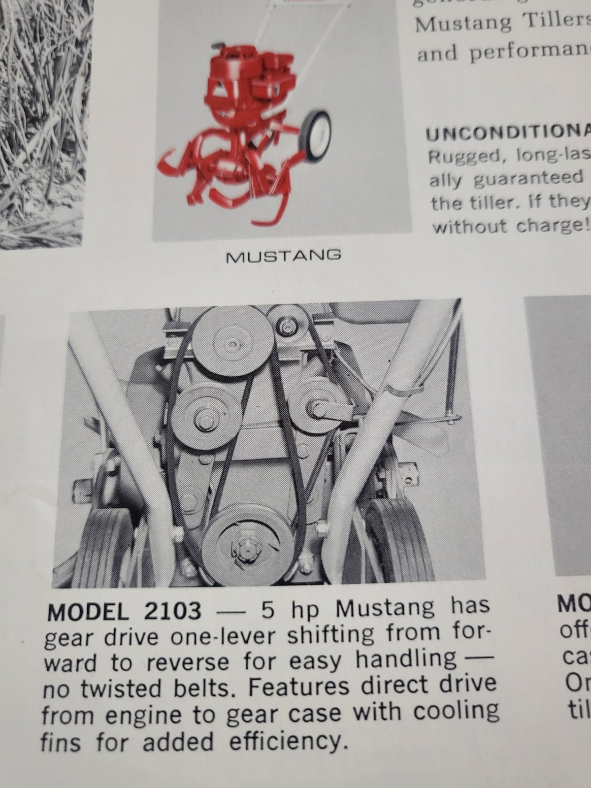 Vintage 1968 Bolens 8724 SUBURBAN 24 RIDING MOWER MOWER MUSTANG TILLER BROCHURE