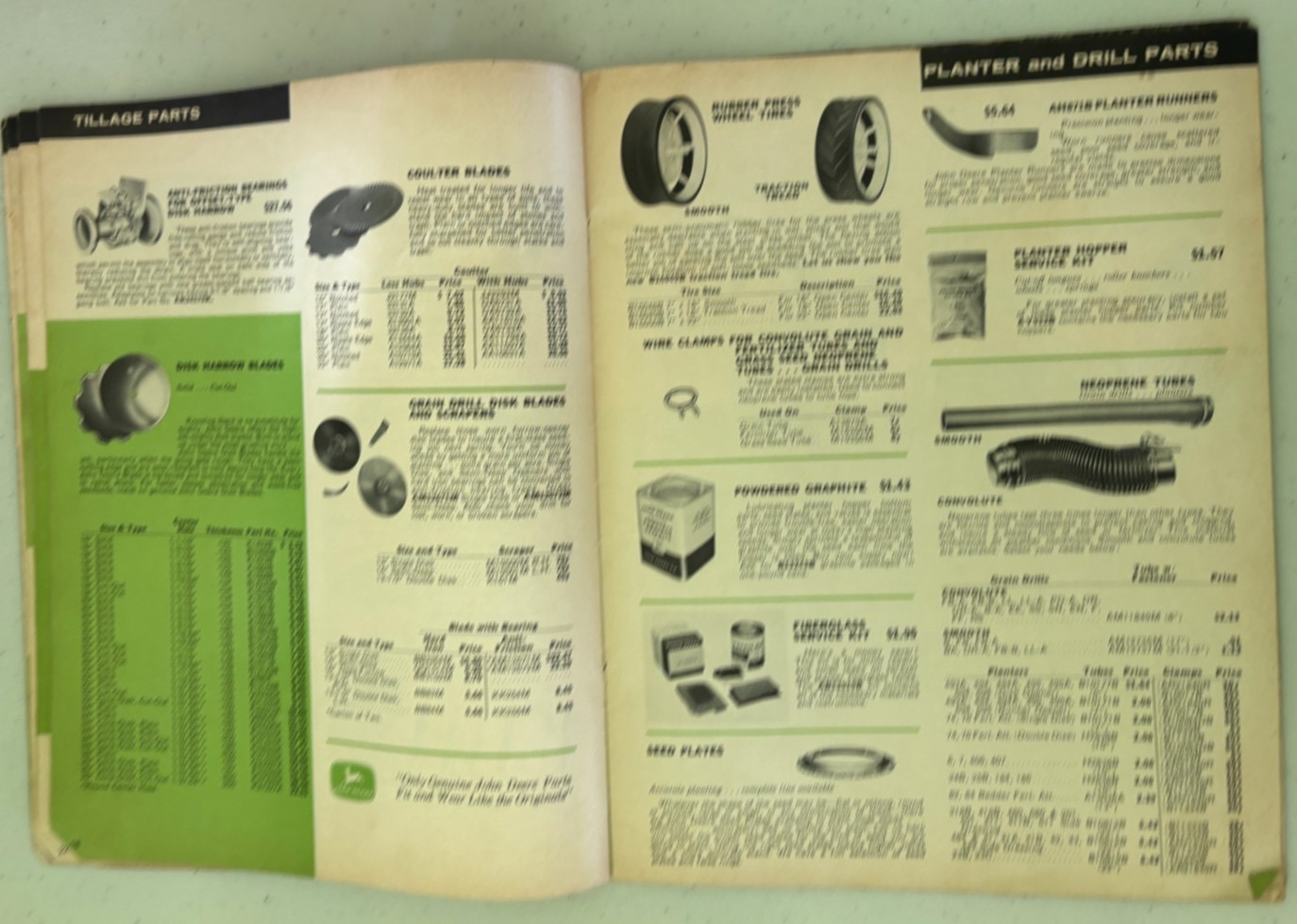 John Deere Parts Catalog For 1966 Brochure DCPA26