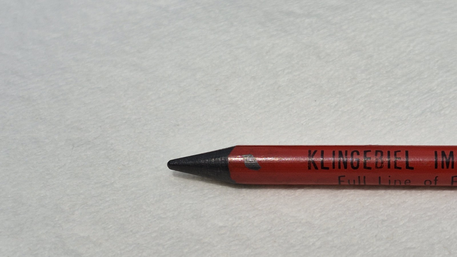 “MCCORMICK-DEERING*Klingeriel Implement Store*Alton, ILL.” SOLID GRAPHITE Pencil