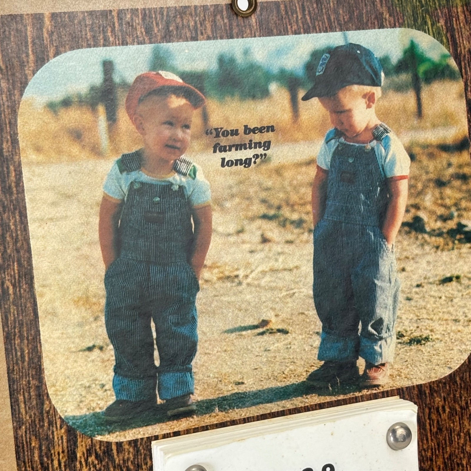 Vintage “You Been Farming Long?” Farm Country Kids 1989 Calendar John Thompson