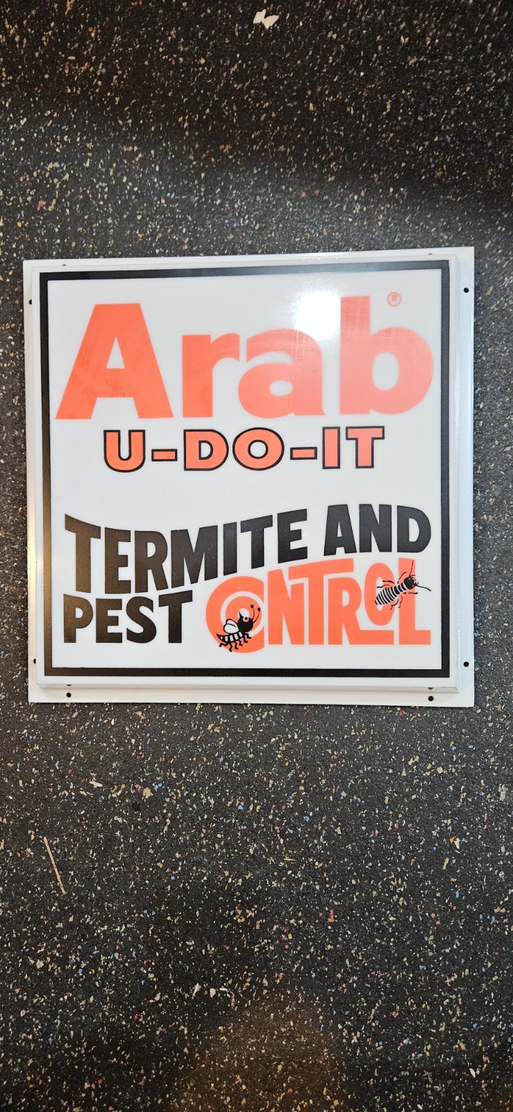 Arab U Do It Termite Pest Control Light Up Sign Cover Lense Panel Man Cave