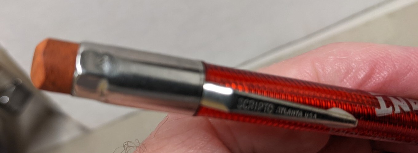 Vintage Grant Batteries Kings Repair Phone 912J4 Gray Iowa IA Mech Pencil