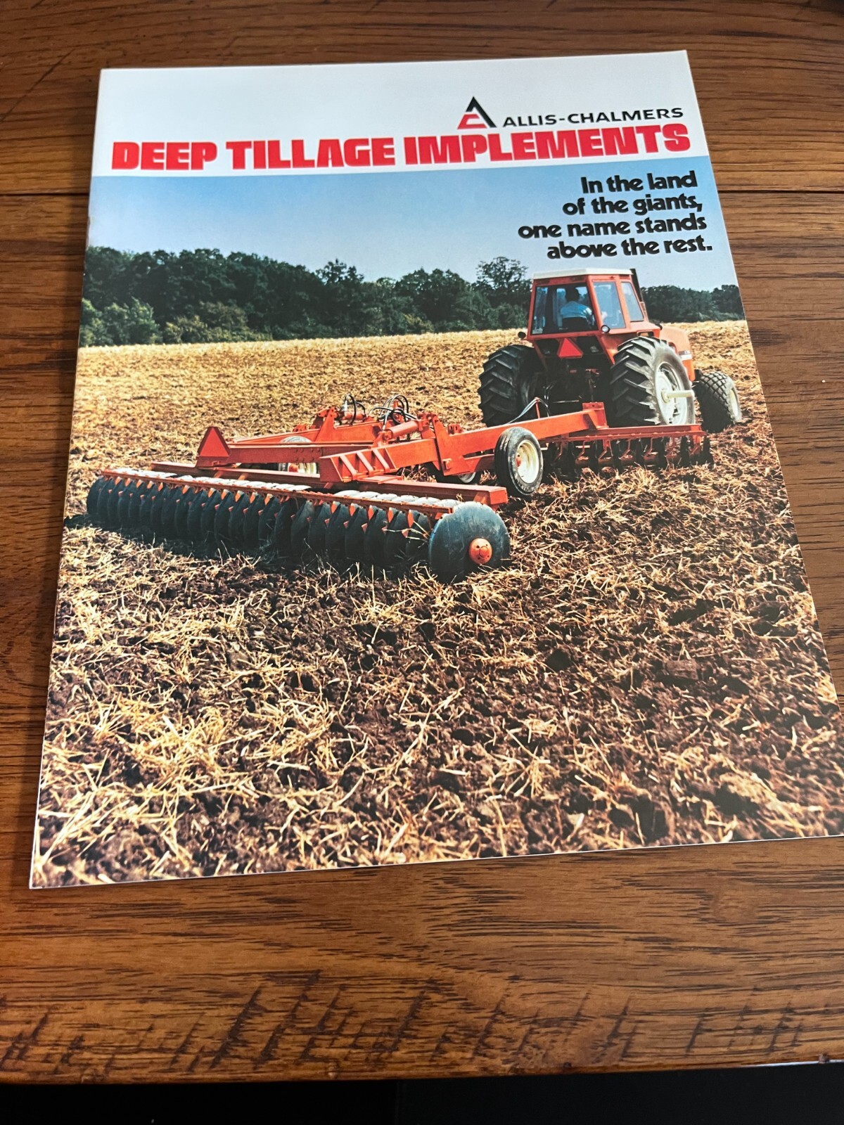 Allis Chalmers Deep Tillage Implements For 1977 Brochure FCCA