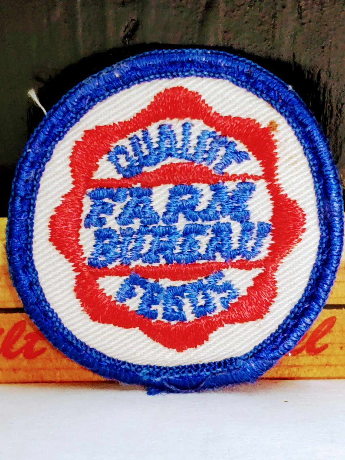 Vintage Farm Bureau Quality Feeds Embroidered Sew on Patch 2″, Agricultural GUC