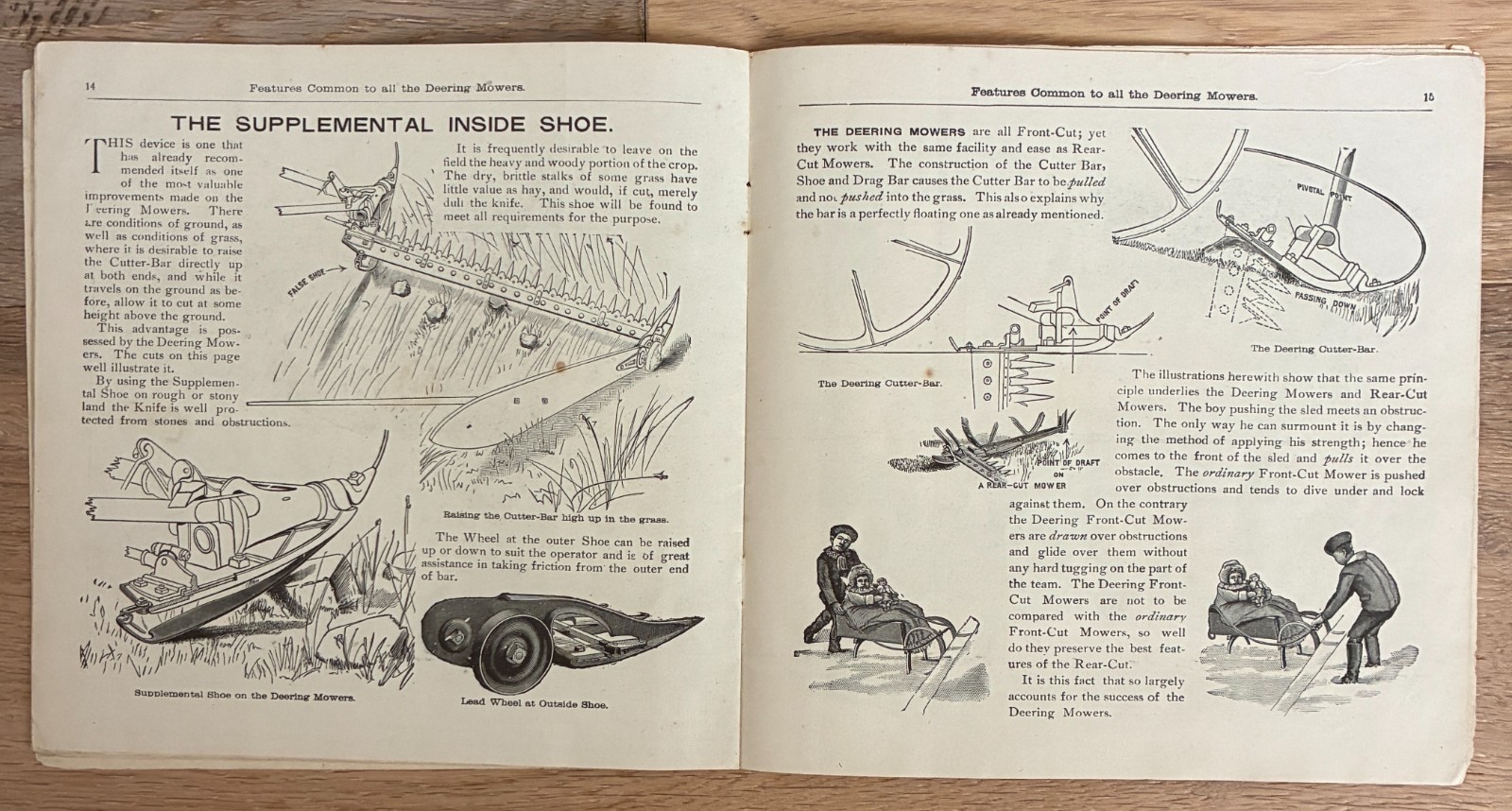 1890 Deering Grass Cutting Machinery Original Catalog