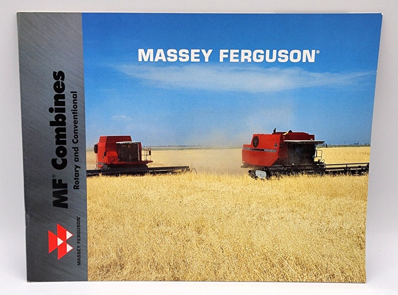 Massey Ferguson Conventional Rotary Combines Sales Salesman Brochure