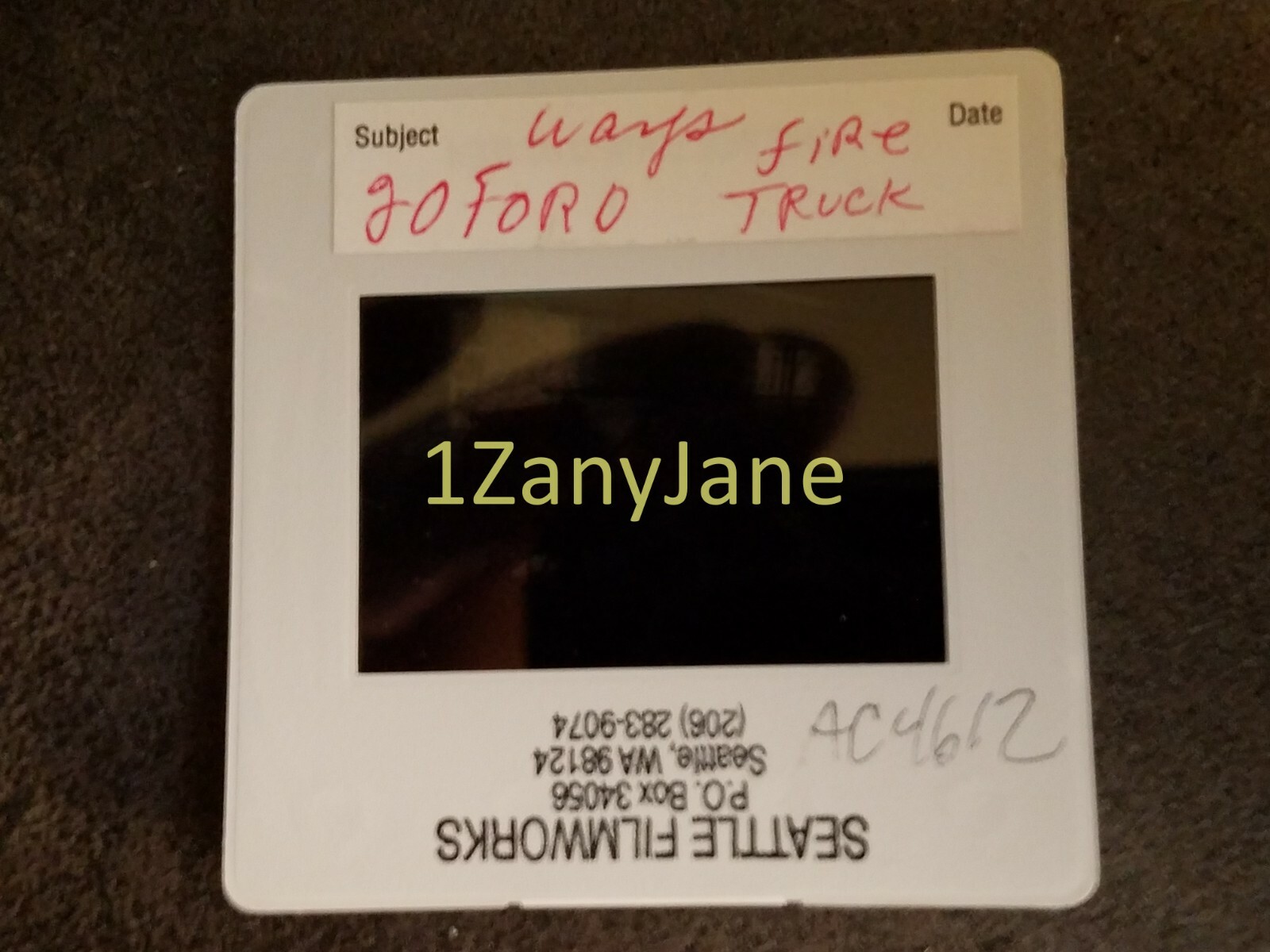 AC4612 35mm Slide of an Allis-Chalmers from MEDIA ARCHIVES 20 FORD FIRE TRUCK
