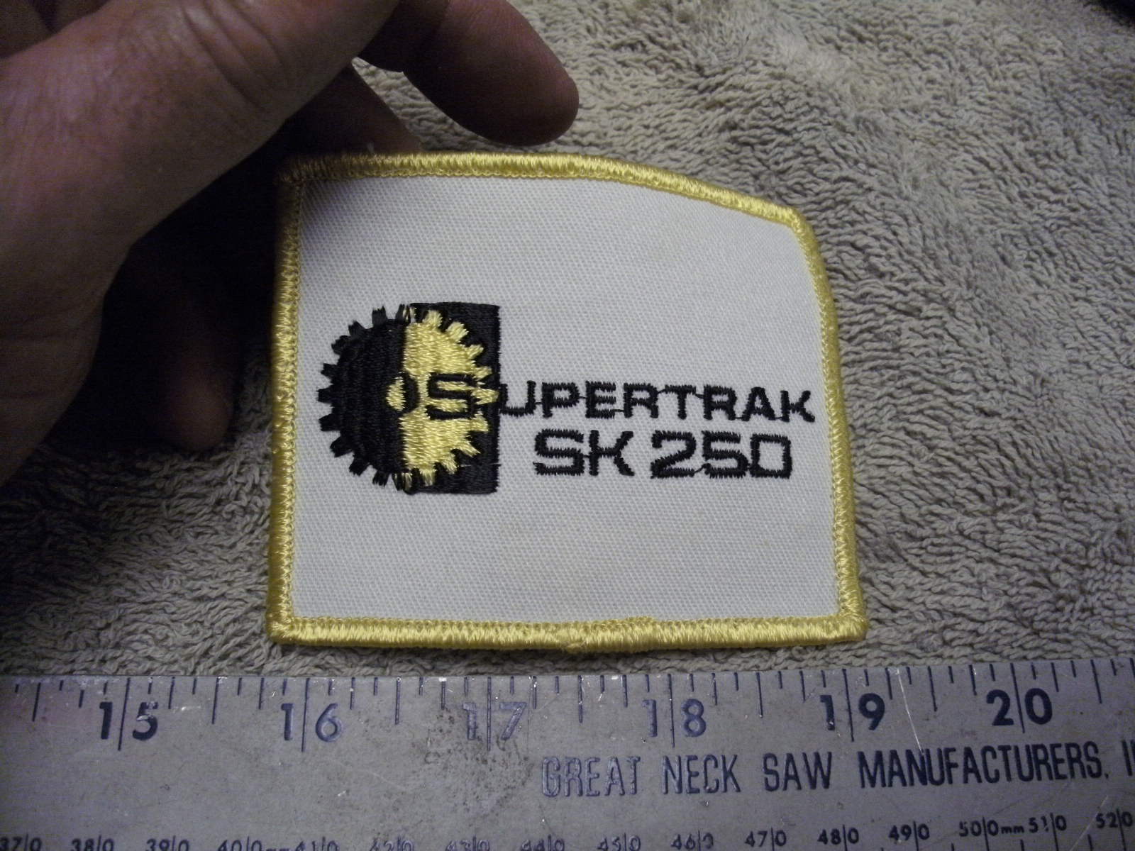 SuperTrak SK250 Forestry Mulcher SUPERTRAK SK 250 Cloth Patch,for a cap/uniform