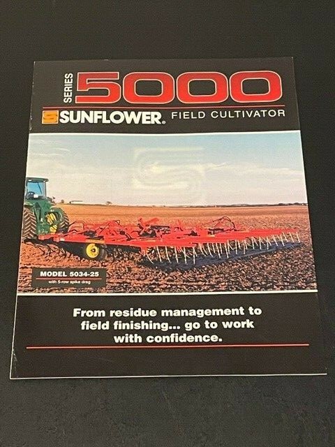 Sunflower Series 5000 Field Cultivator & 9000 Grain Drill Dealer’s Brochure