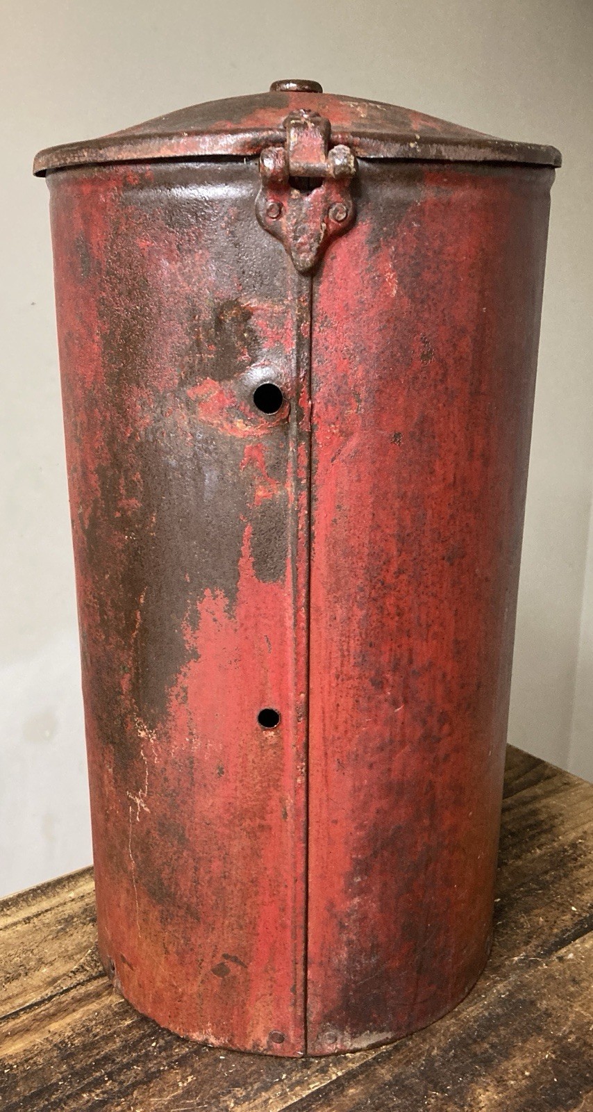 VERY RARE McCormick Twine Grain Binder Feeder Can 1800’s Antique HARD TO FIND