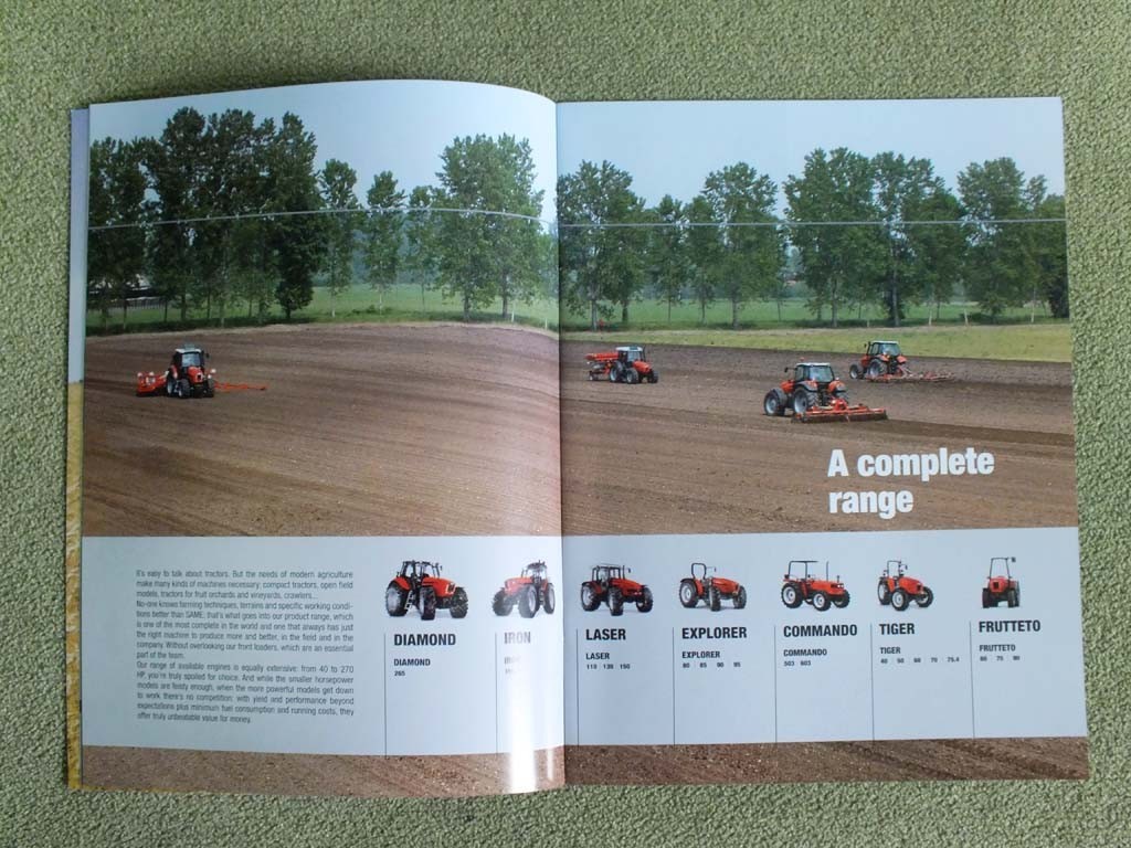 SAME Tractor International Product Range Catalog Farm Equipment Brochure 2009