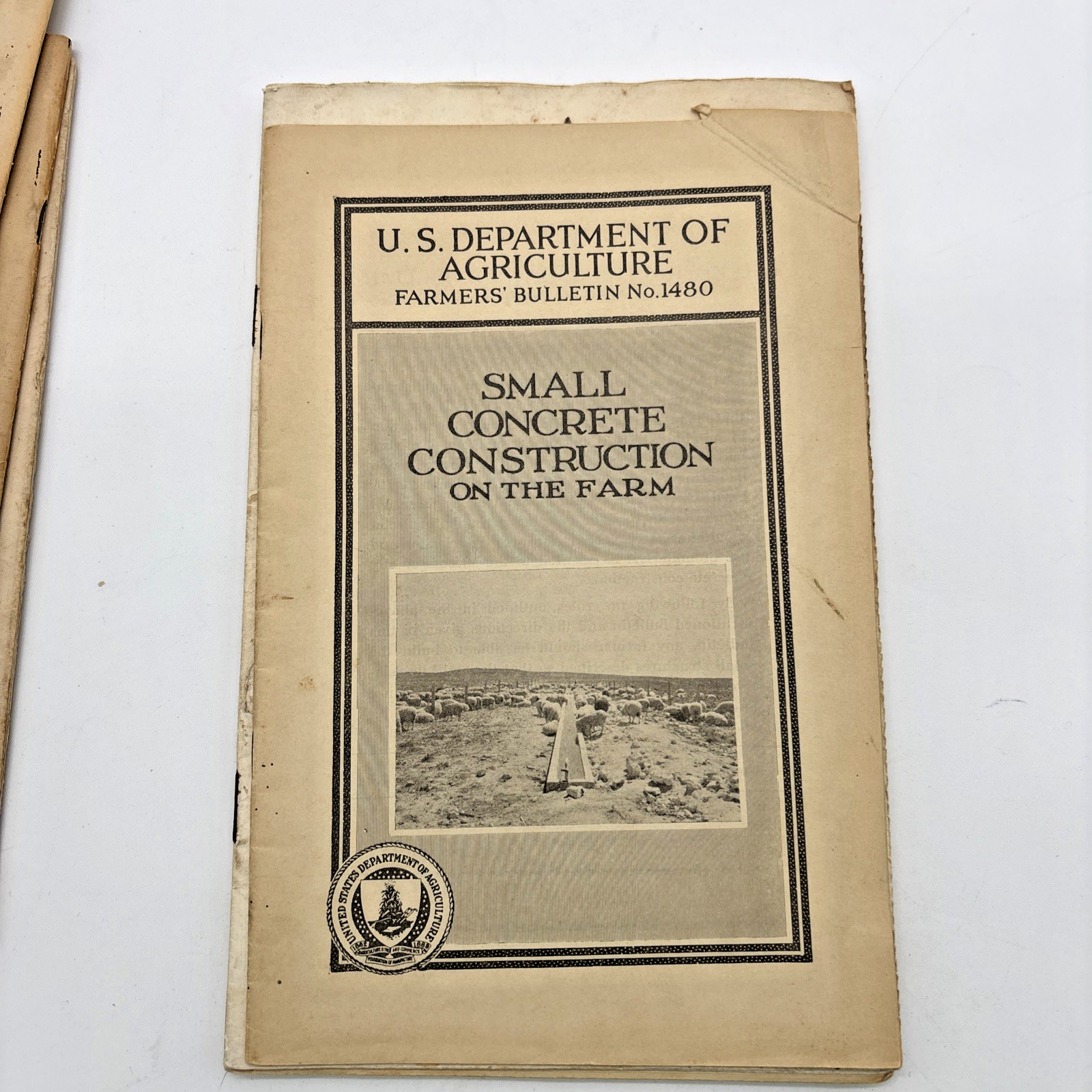 1898, 1900’s-1930’S U.S DEPARTMENT OF AGRICULTURE FARMERS’ BULLETINS LOT OF 14