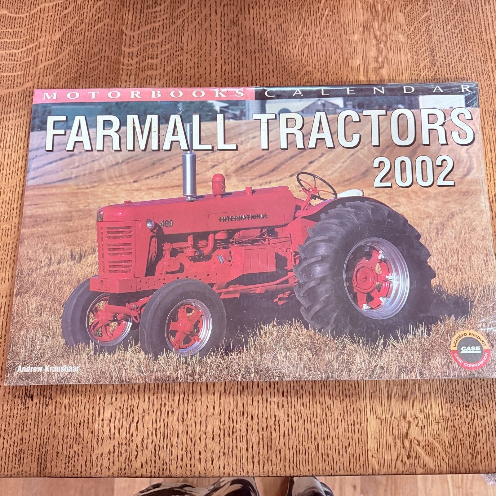 Vintage 2002 Farmall Tractors Calendar. New in Shrinkwrap.