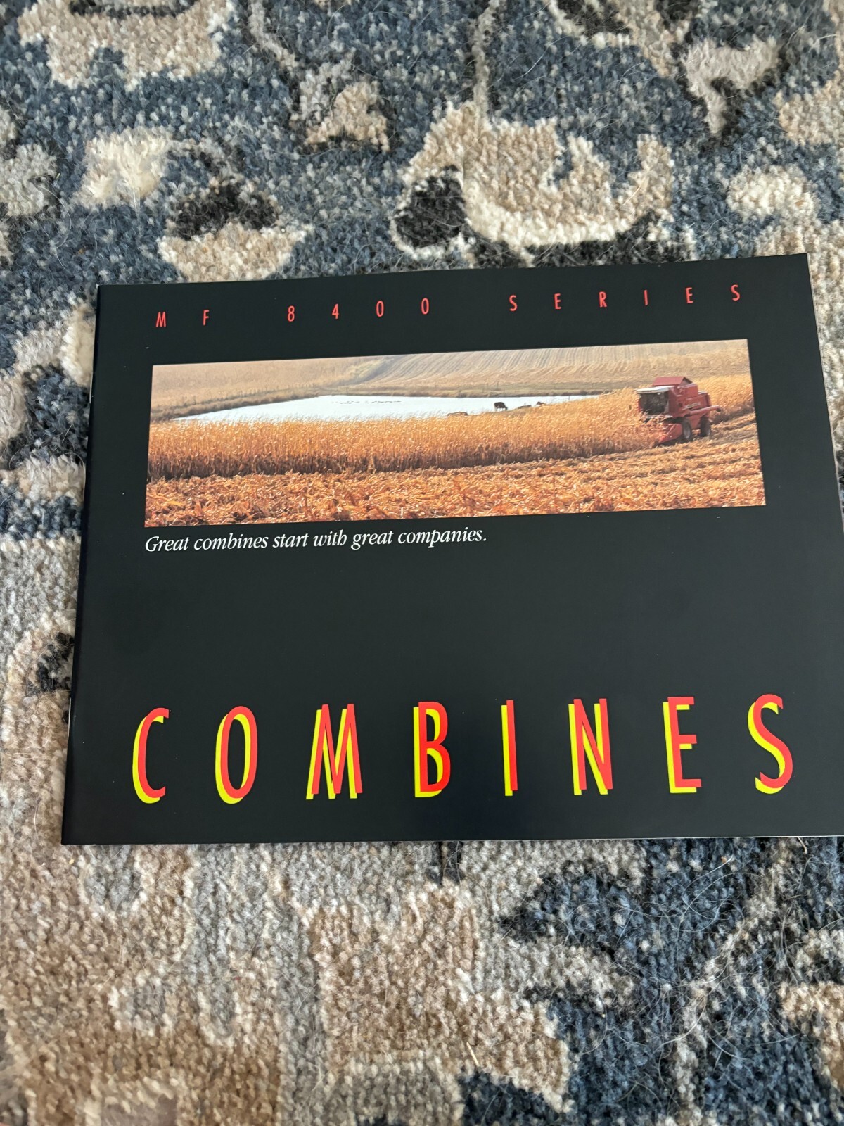 Massey Ferguson Claas 8400 Series Combine Brochure FCCA24