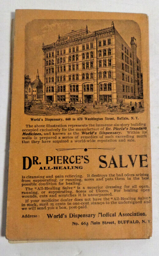 Pierce’s memorandum account book 1901/02 advertisement brochure notepad