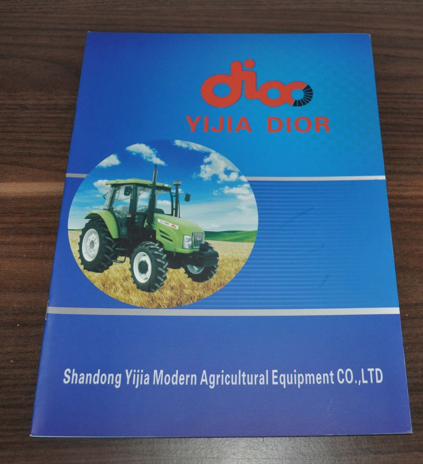 Yijia Dior Tractor China Specification Brochure Prospekt