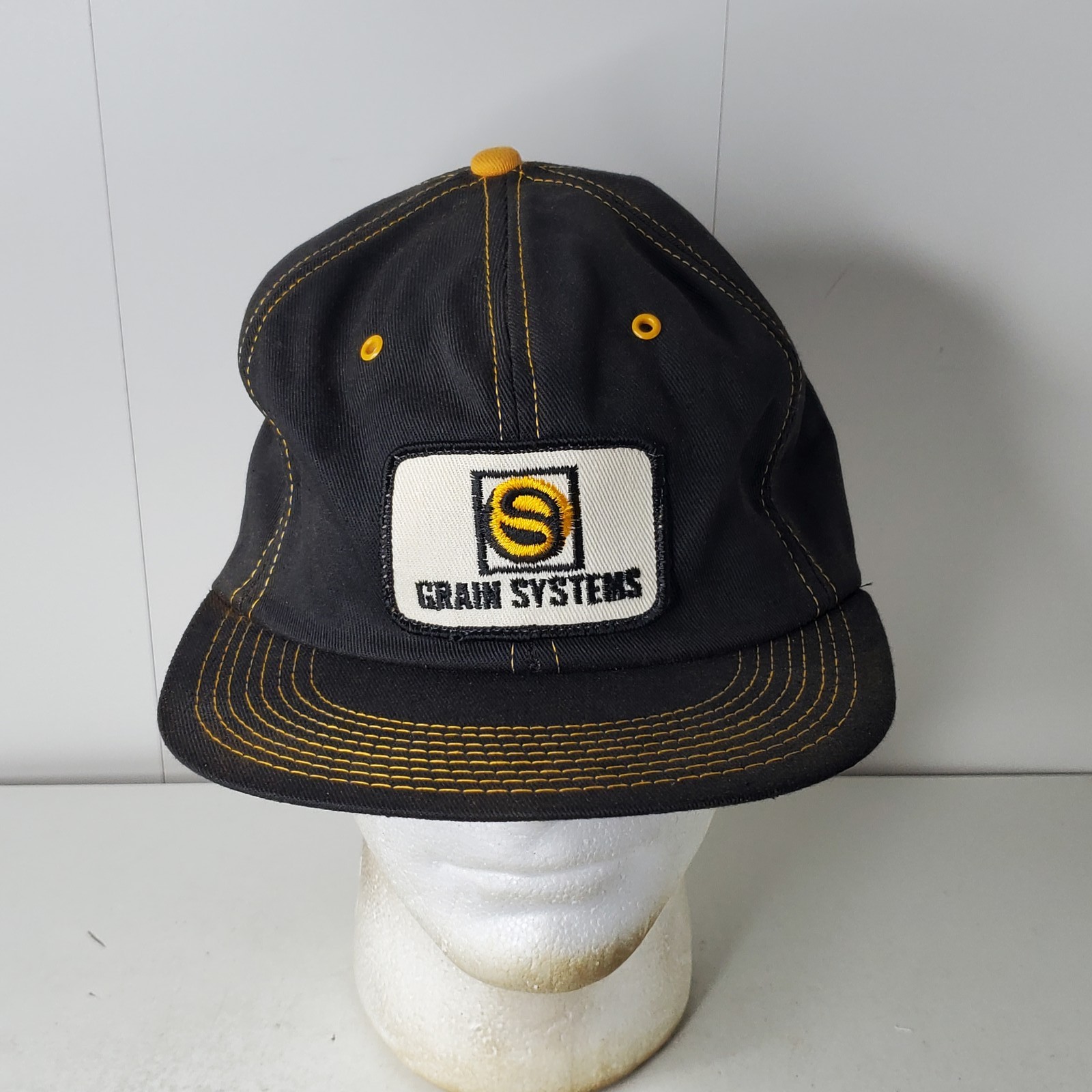Vintage Grain Systems Patch Logo K-Products Promotional Snapback Hat Cap USA