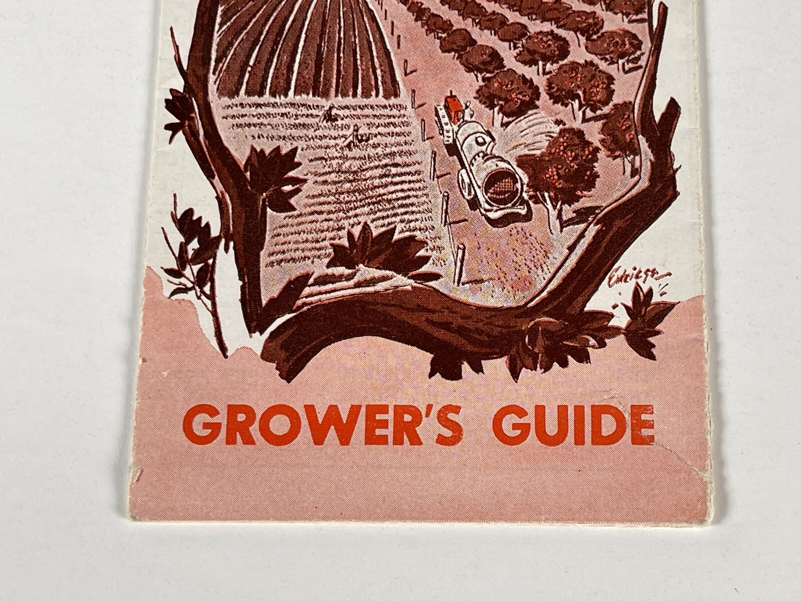 Malathion Insecticides Growers Guide booklet VTG Full 17×13″ Spray & Dust Chart