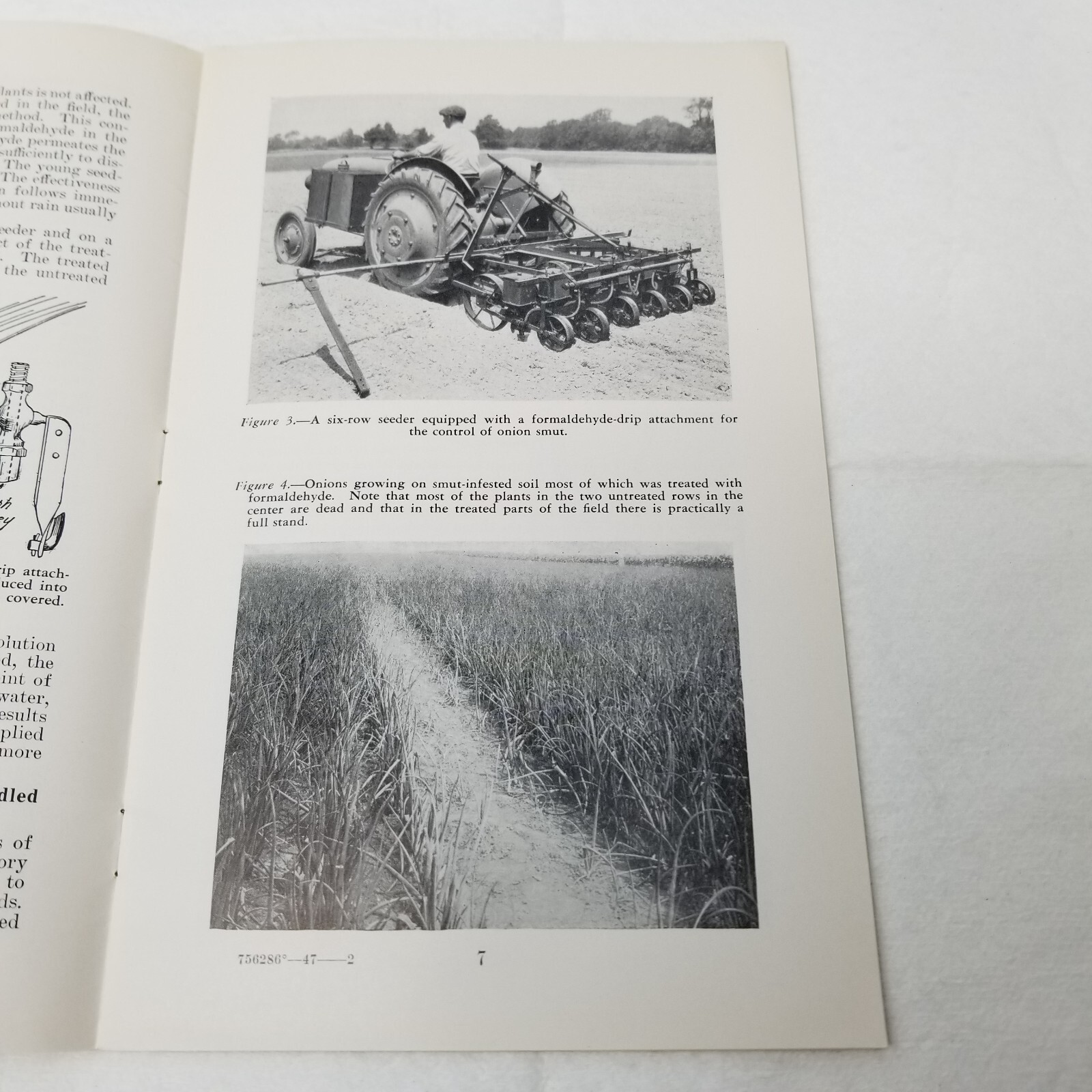 Onion Diseases Control 1947 Farmers’ Bulletin Booklet 1060 USDA Photos Charts