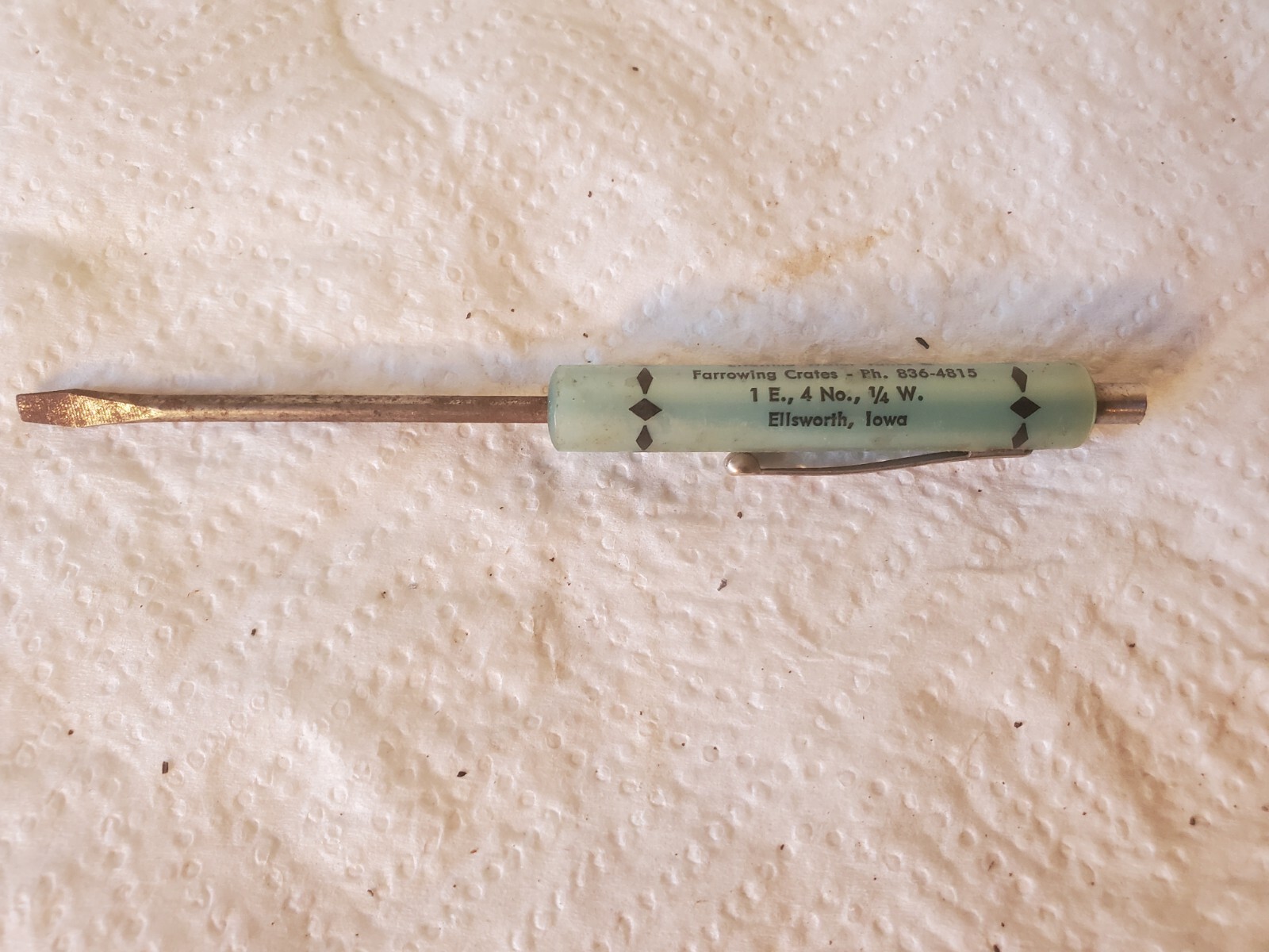 5-1/4″ Screwdriver Abell Implement Ellsworth Iowa Brady Equipment Lifetime #1