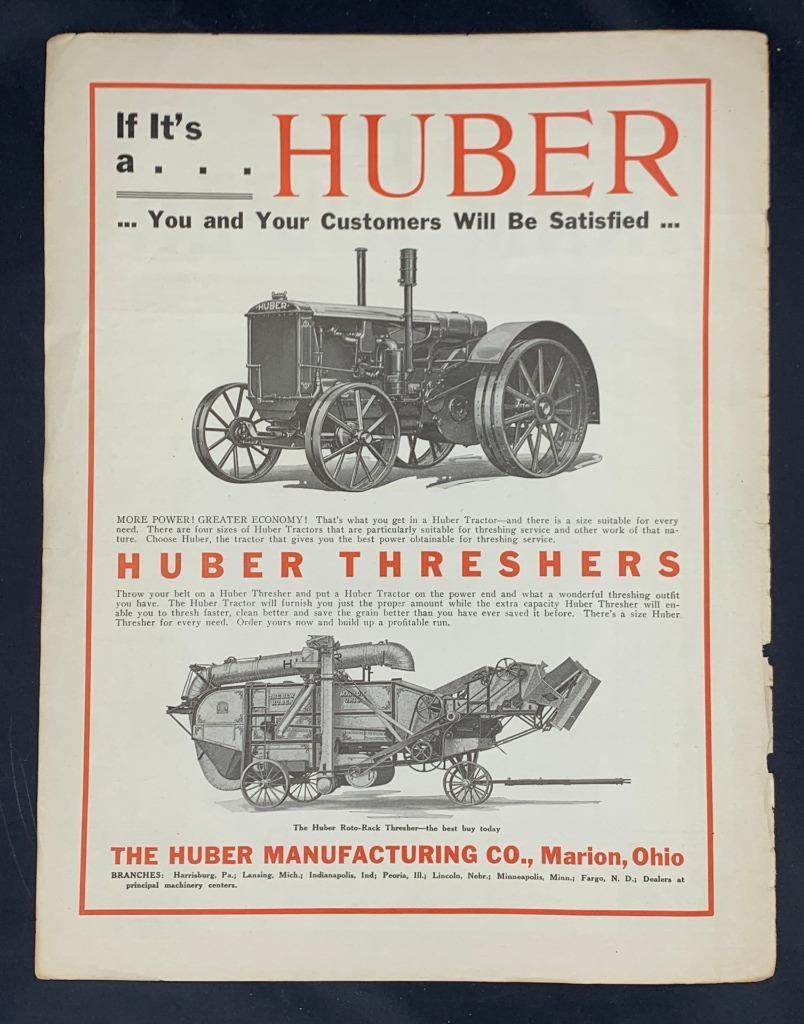 Magazine Ad* – 1936 – Huber Mfg. Co., Marion, OH – Threshers