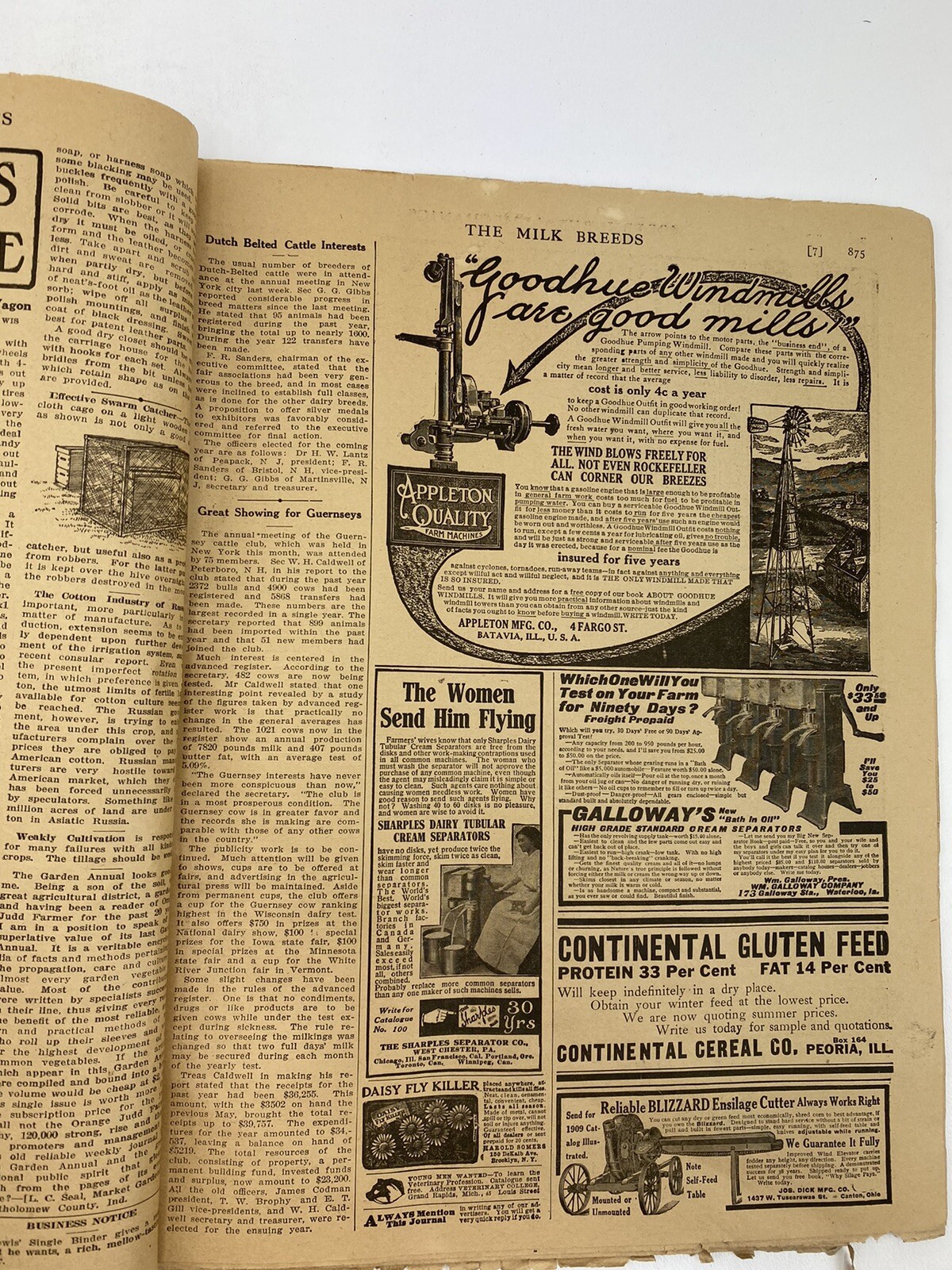 The Orange Judd Farmer News Print Magazine, Chicago Illinois May 28 , 1910