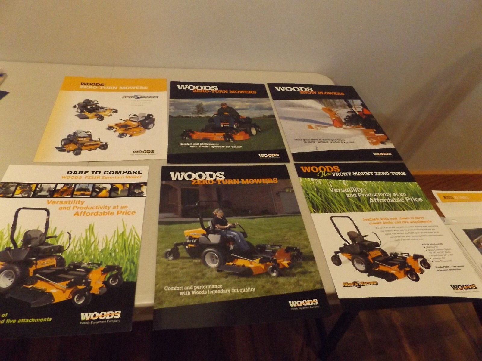 6-pc. WOODS MOW’N MACHINES, 2010-2013