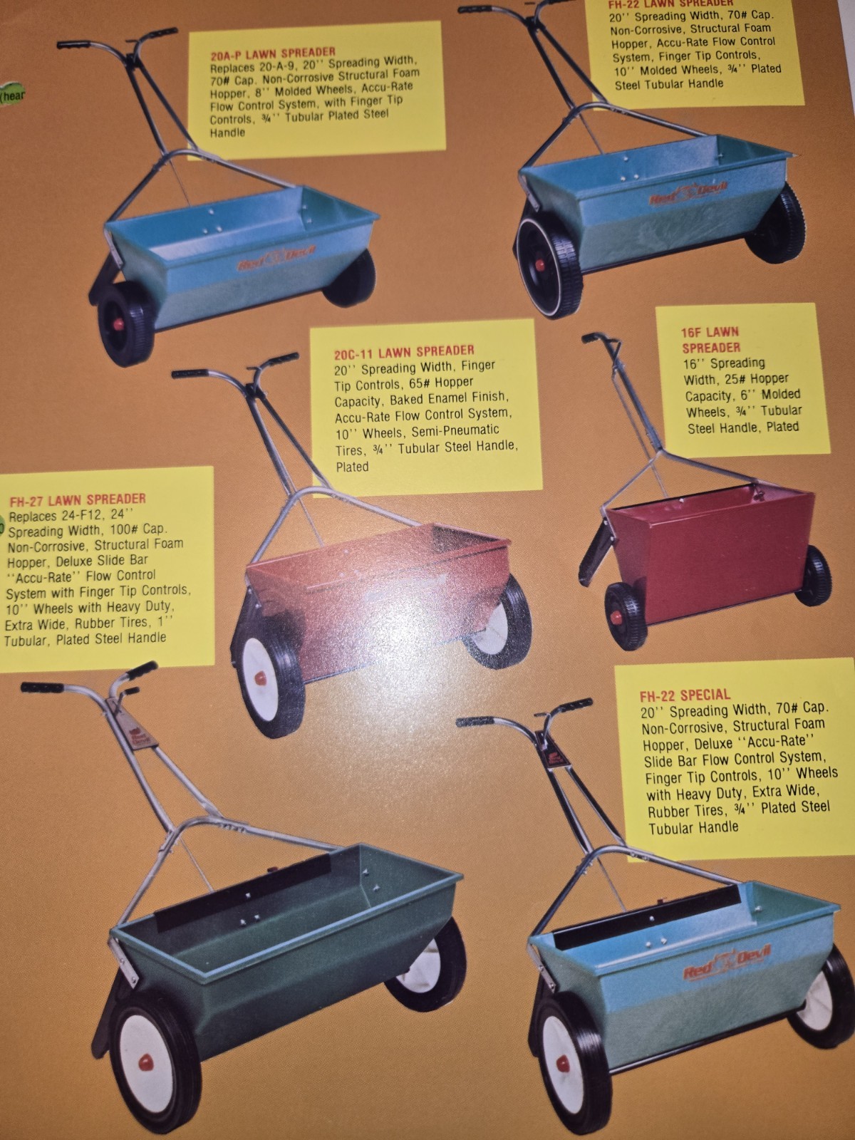 PRECISION PRODUCTS “THE GREEN KEEPERS” SPREADERS AND SWEEPERS BROCHURES