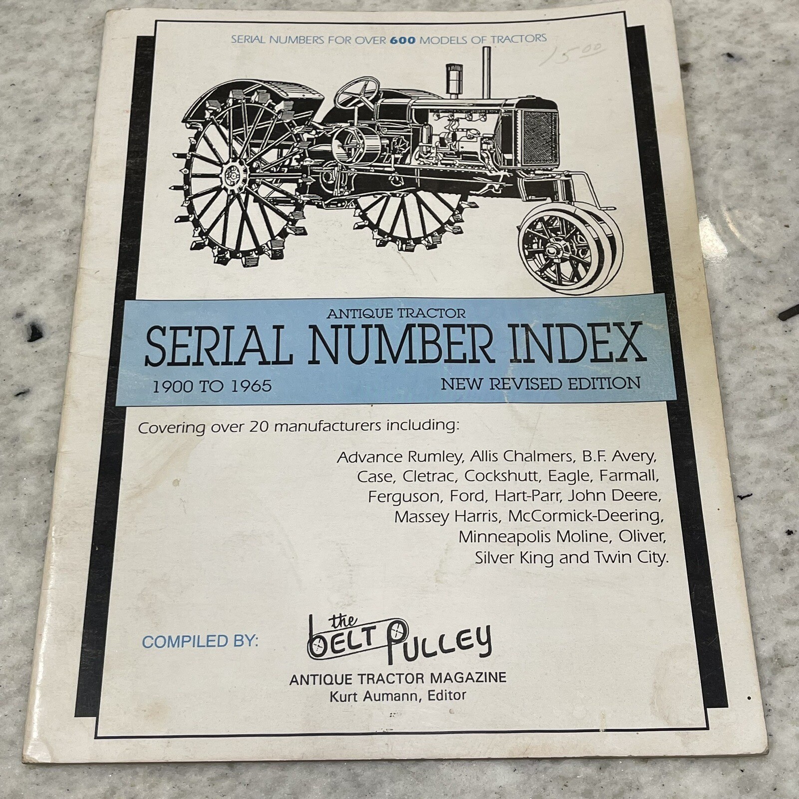 Antique Tractor Magazine Serial Number Index The Belt Pulley 1900 To 1965