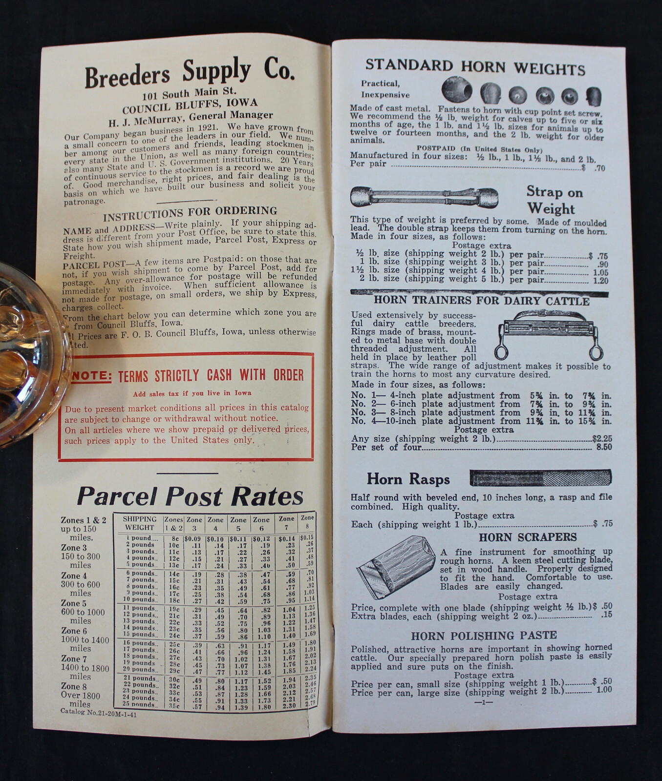 1941 BREEDERS SUPPLY CO. MONEY SAVER CATALOG #21 ~ COUNCIL BLUFFS, IOWA