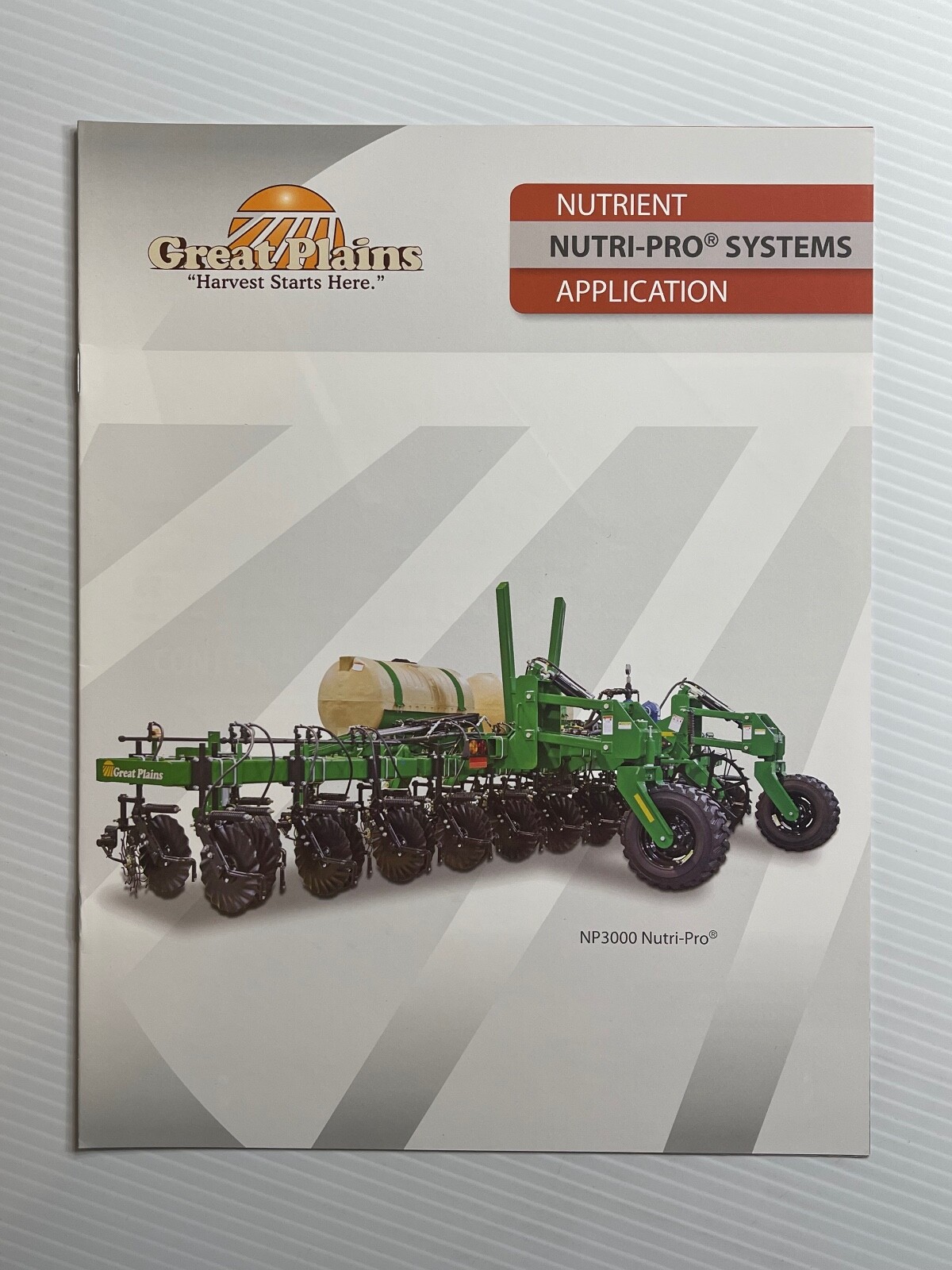 Great Plains Nutri-Pro Application System Sales Brochure (Showroom Sales Book)
