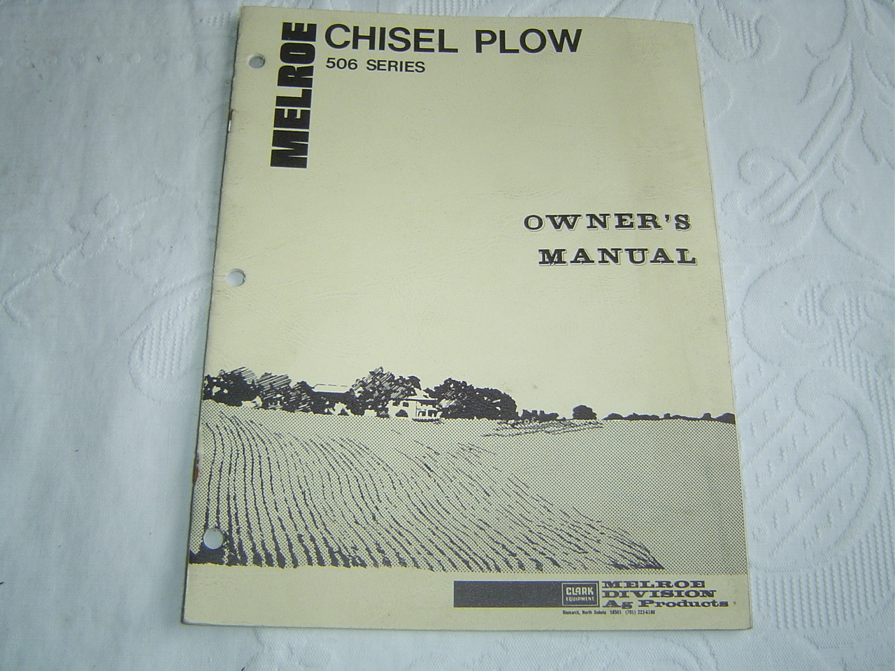 Melroe 506 chisel plow operator’s manual