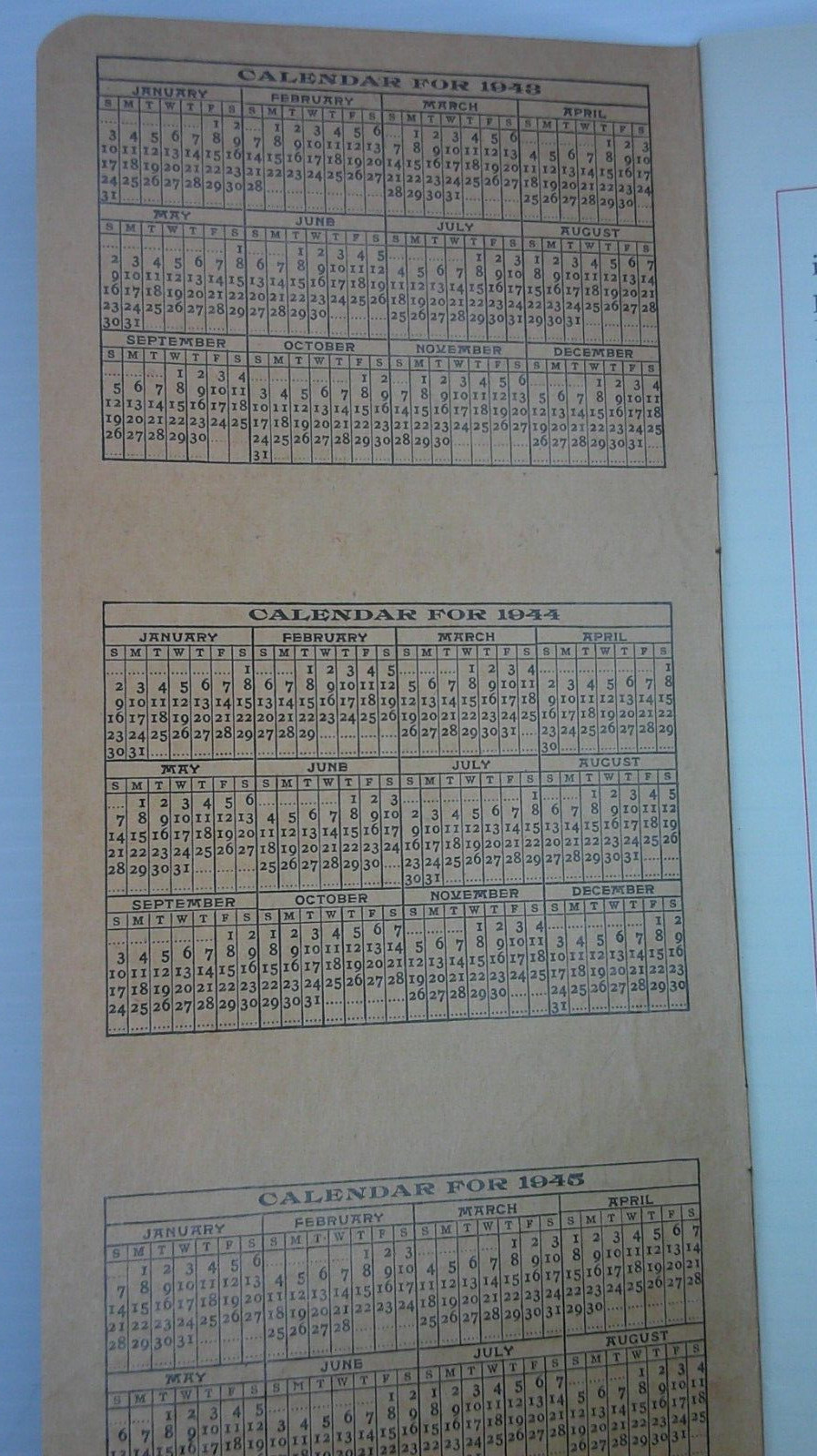 E.L. Norman auctioneer Williamsfield, Il. Farmer’s income tax record 1943 book