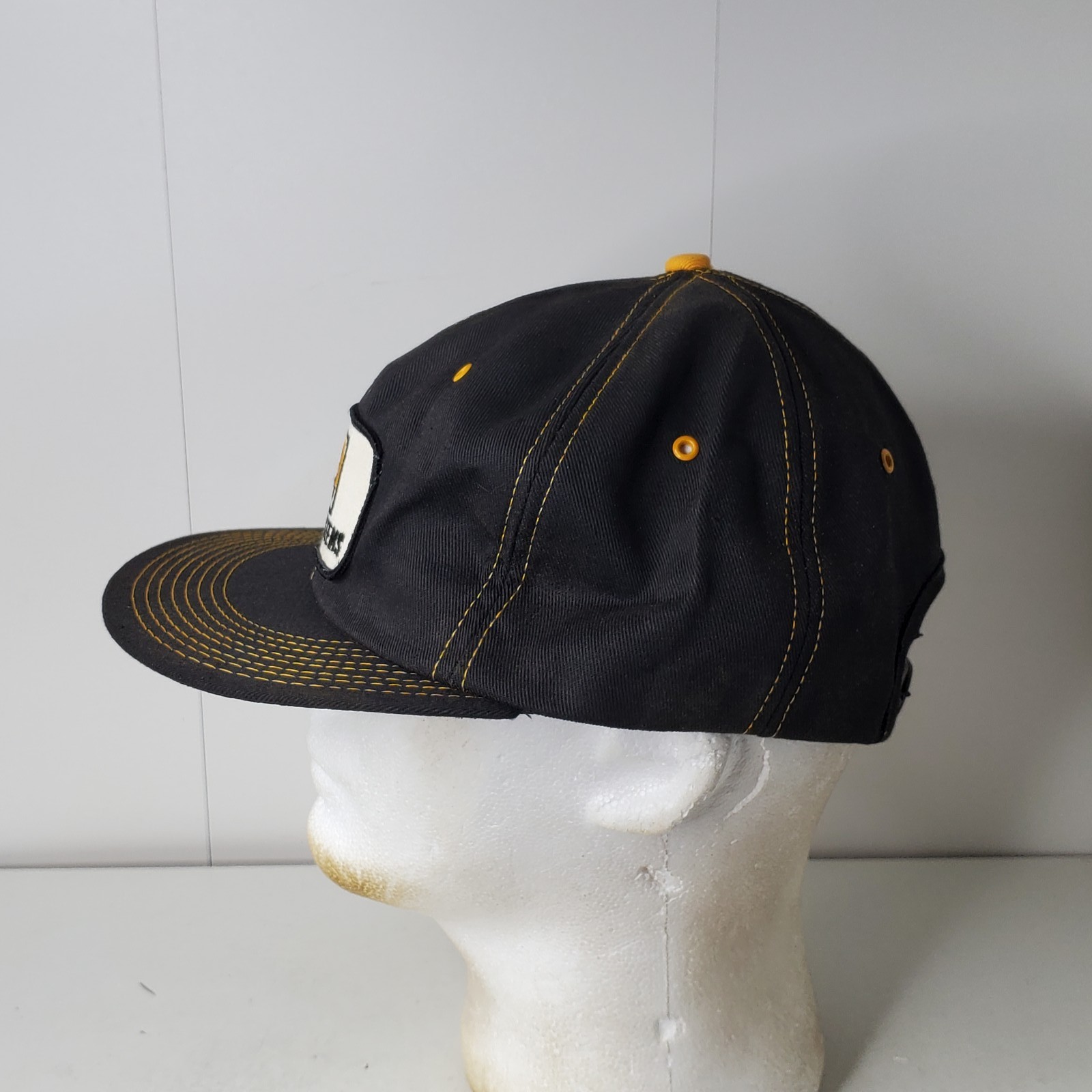 Vintage GRAIN SYSTEMS K-BRAND Snapback Hat Cap Agriculture Farm Advertising